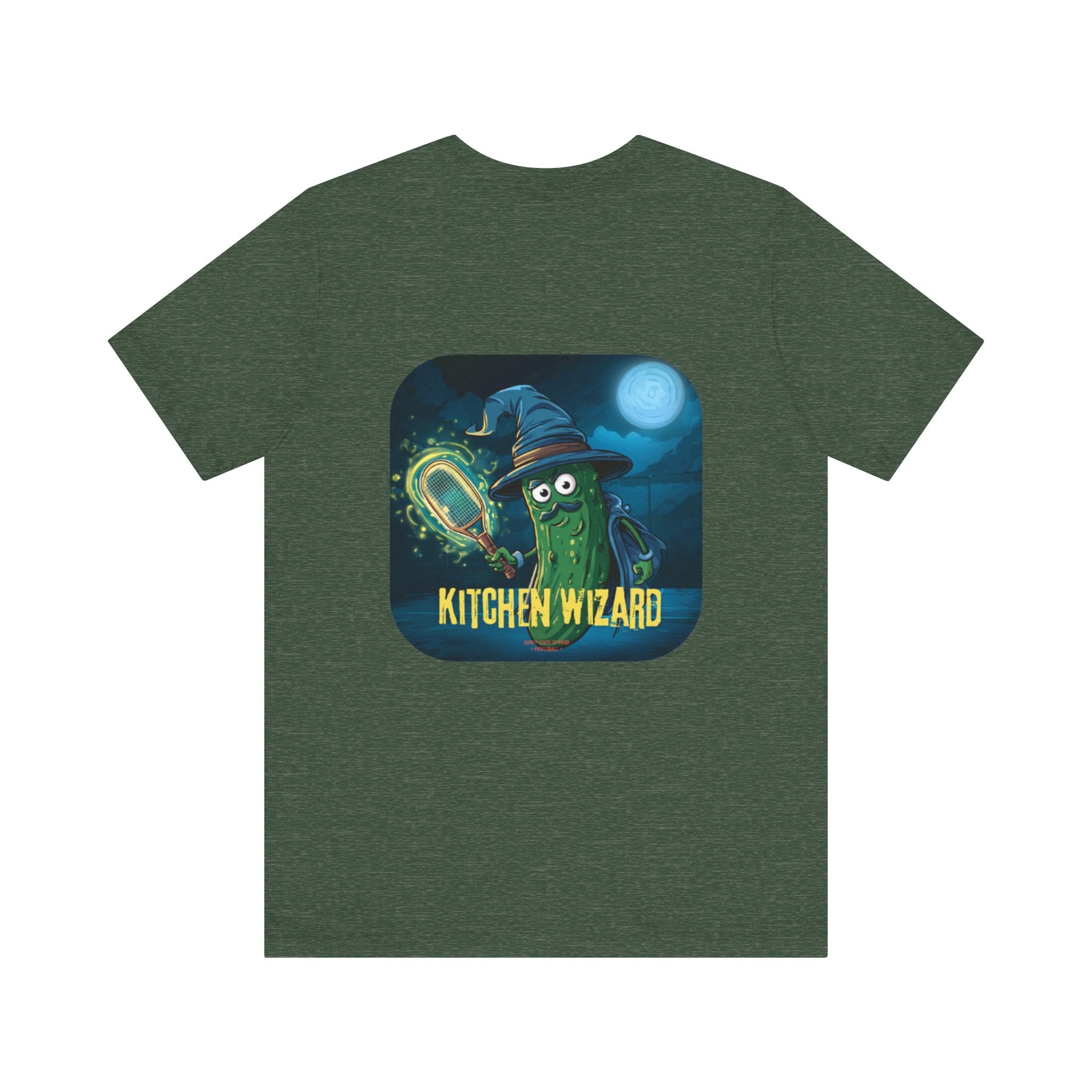 Pickled Wizard Pickleball T-Shirt – Funny Halloween Costume & Gift for Players