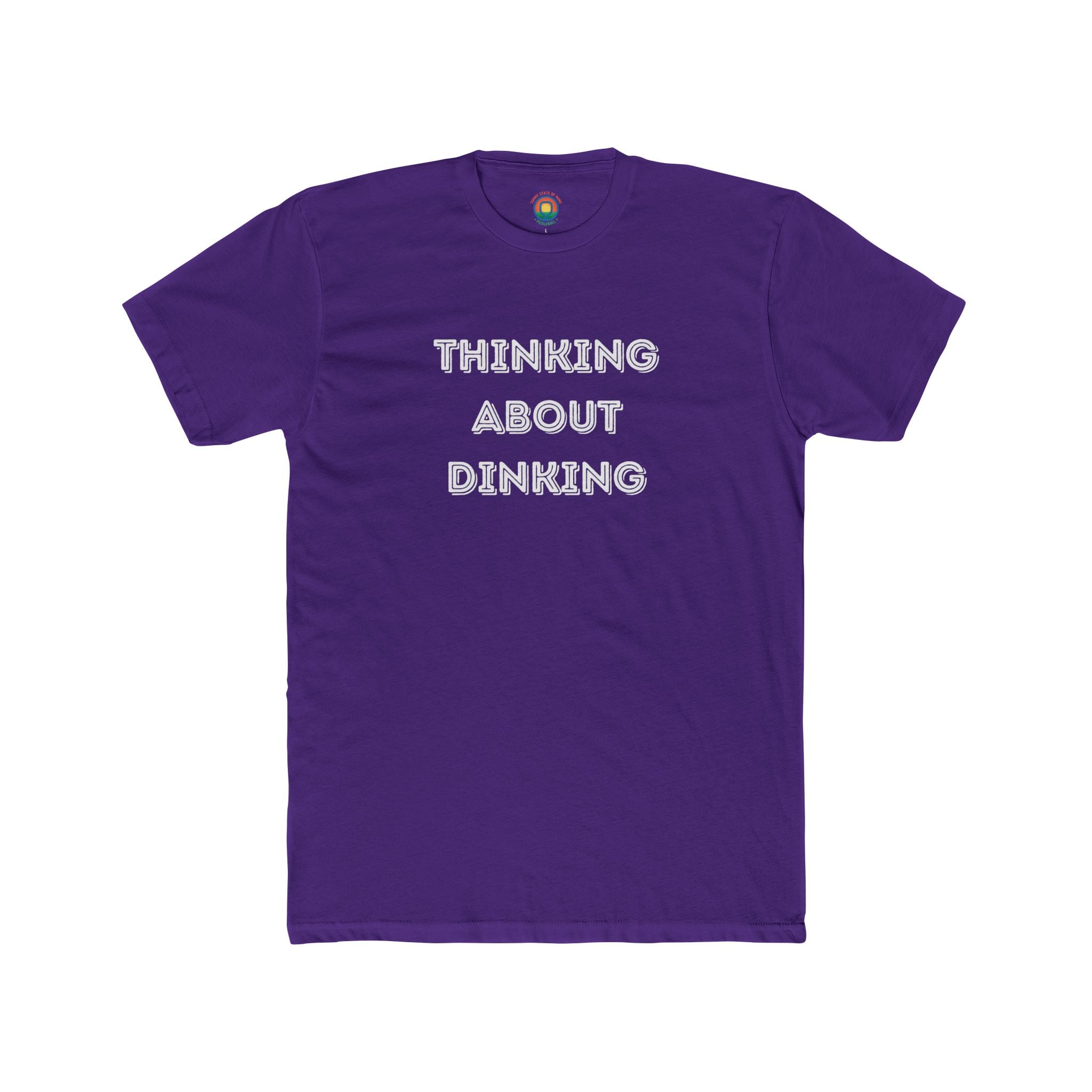 Thinking About Dinking Unisex Cotton Crew Tee