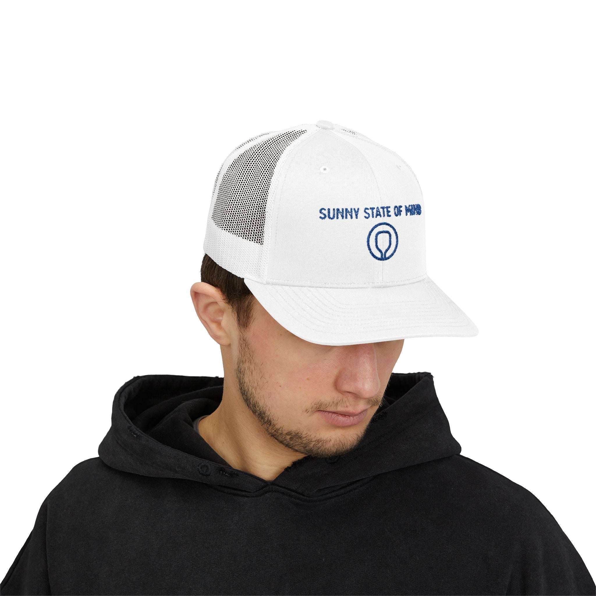 Sunny State of Mind Snapback Trucker Cap | Stylish Summer Hat, Outdoor Gear, Gift for Him/Her, Festival Accessory, Casual Headwear