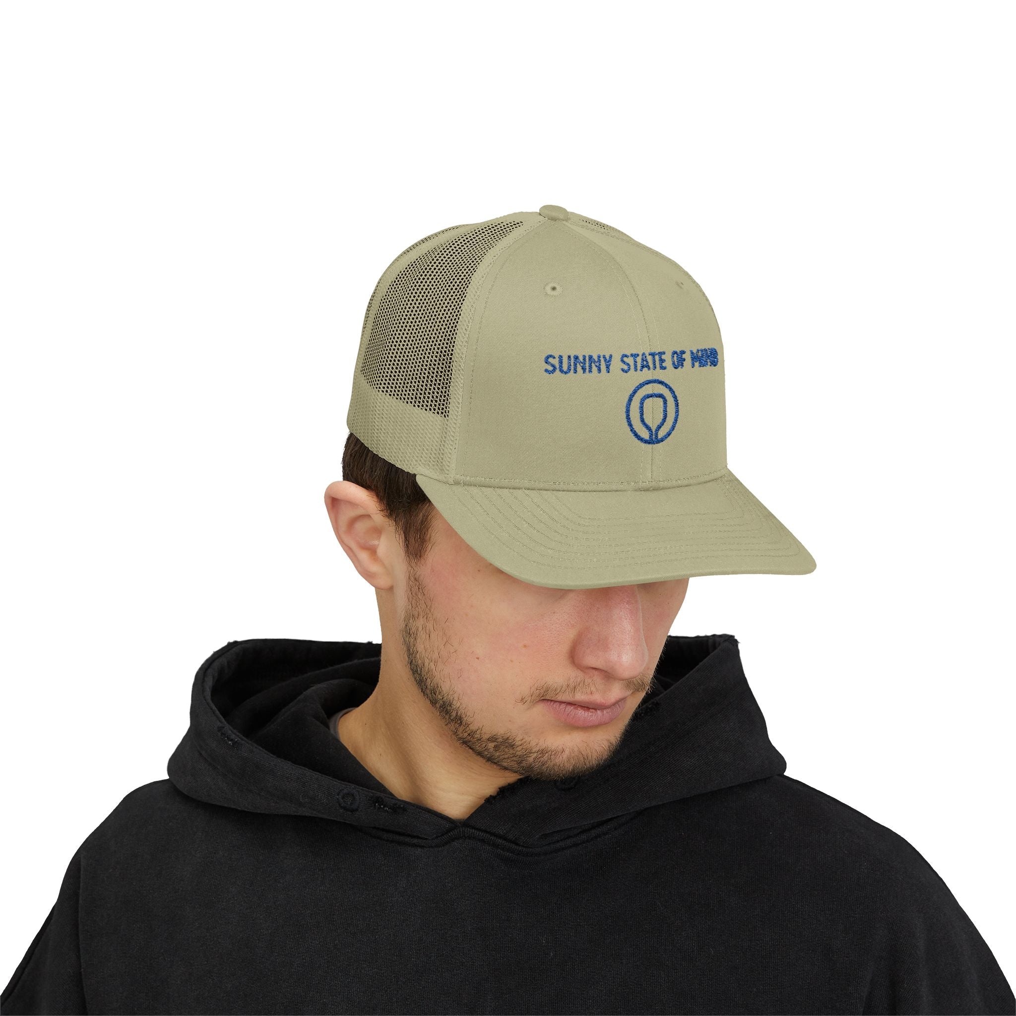 Sunny State of Mind Snapback Trucker Cap | Stylish Summer Hat, Outdoor Gear, Gift for Him/Her, Festival Accessory, Casual Headwear