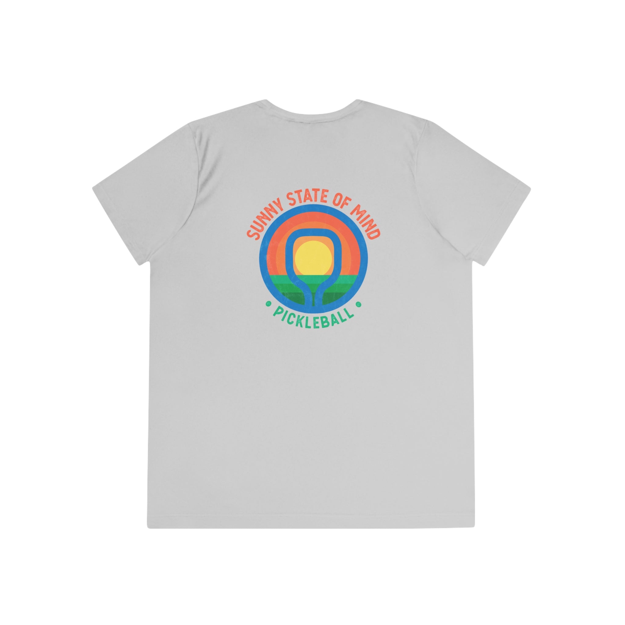 Sunny State of Mind Moisture-Wicking Active Tee for Women - White