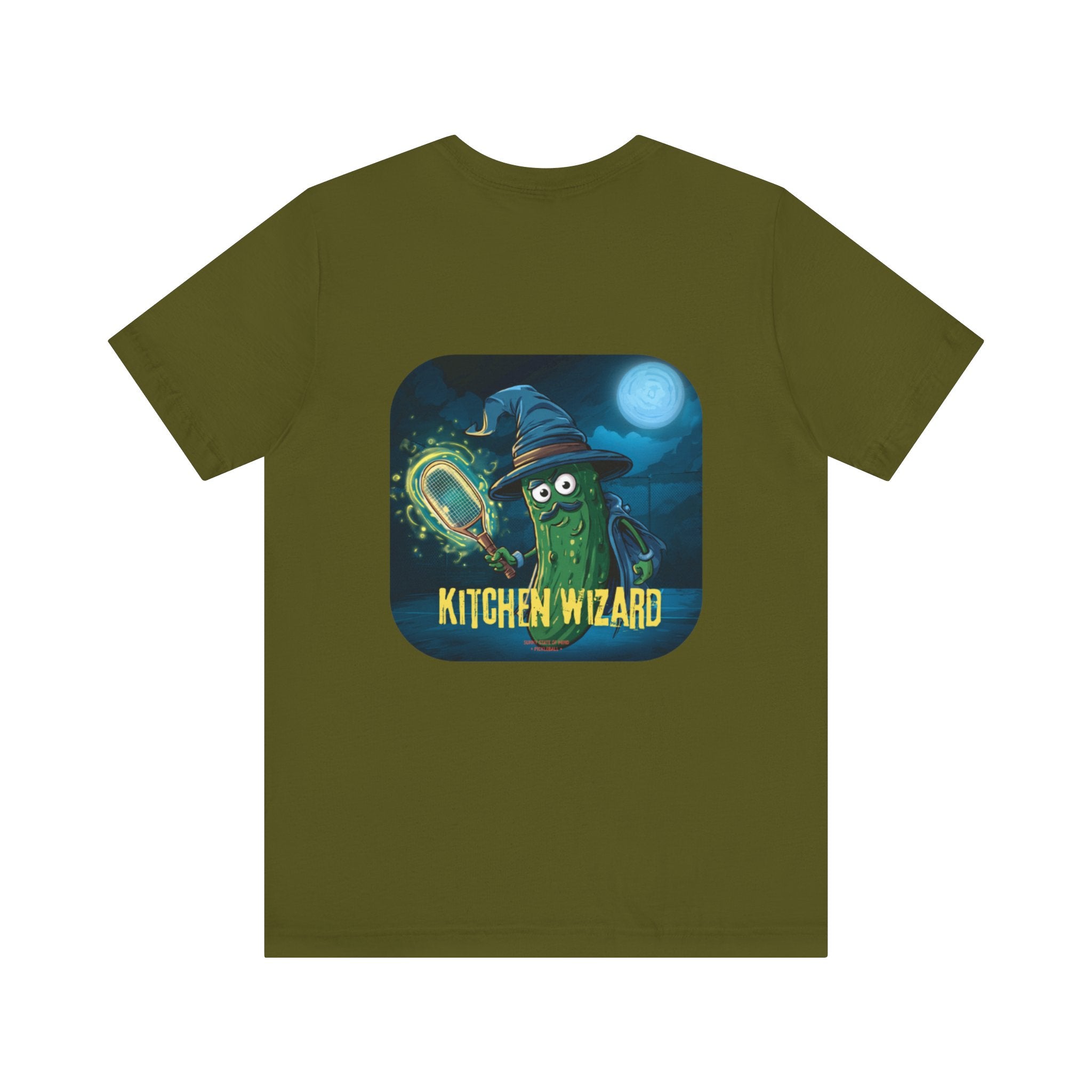 Pickled Wizard Pickleball T-Shirt – Funny Halloween Costume & Gift for Players