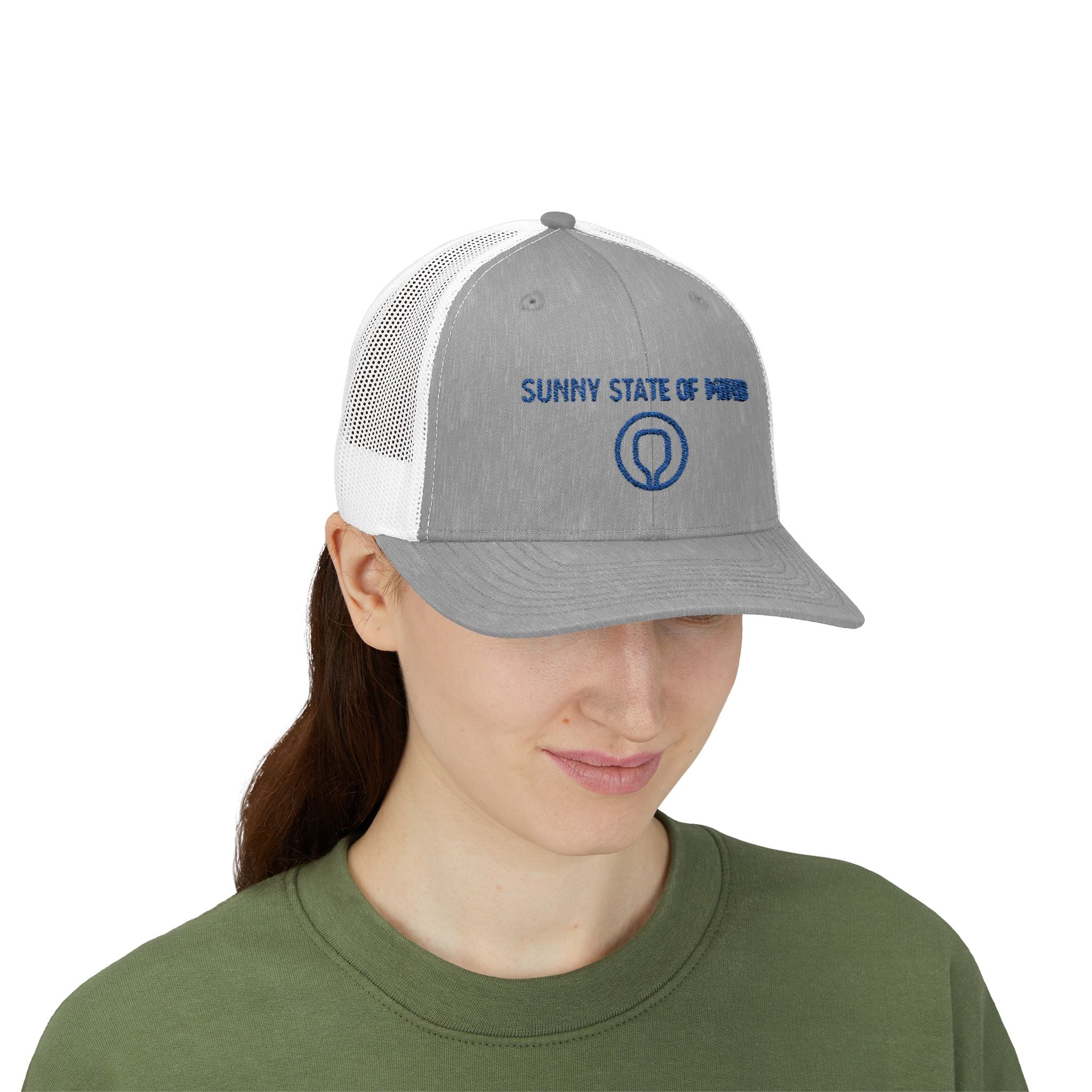 Sunny State of Mind Snapback Trucker Cap | Stylish Summer Hat, Outdoor Gear, Gift for Him/Her, Festival Accessory, Casual Headwear