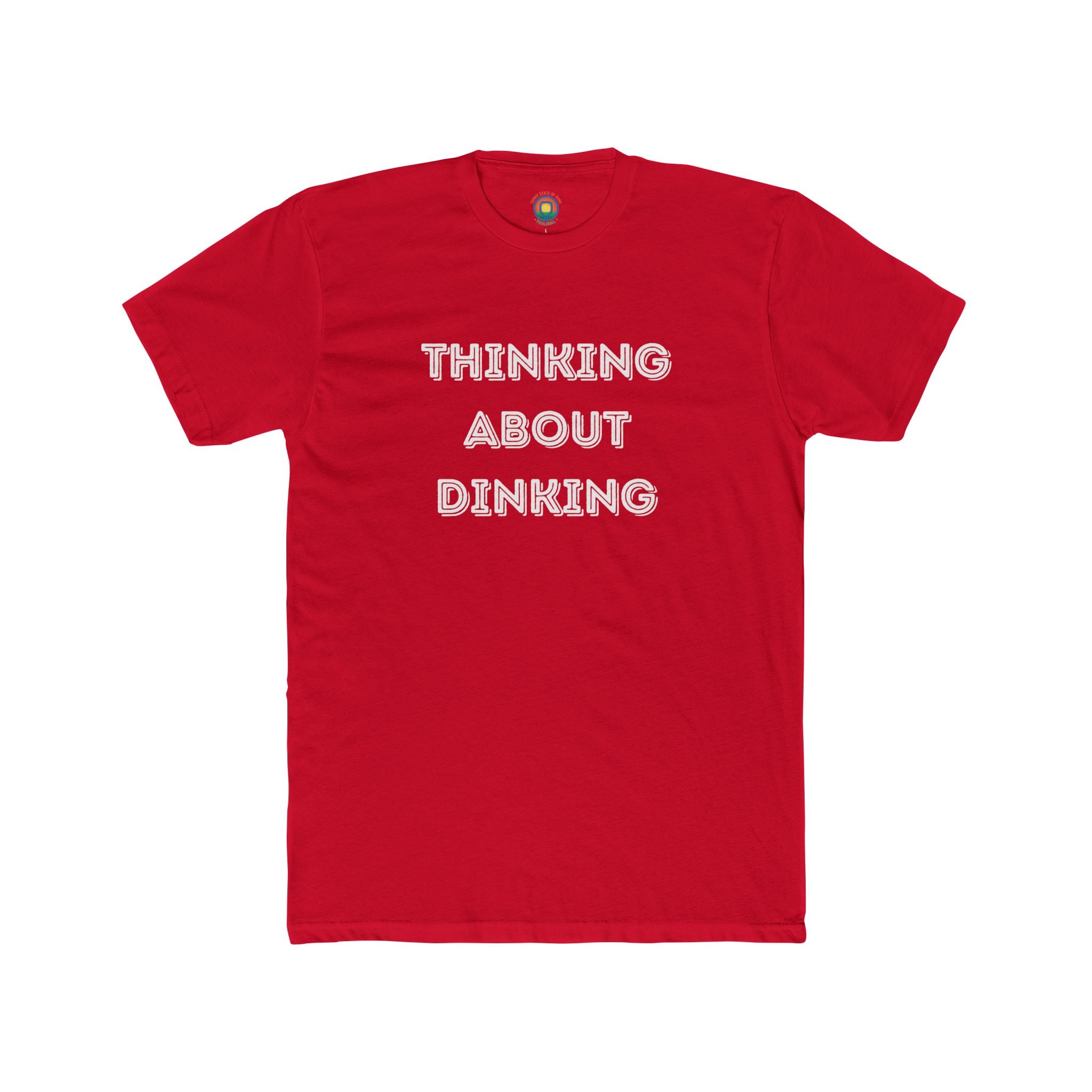 Thinking About Dinking Unisex Cotton Crew Tee