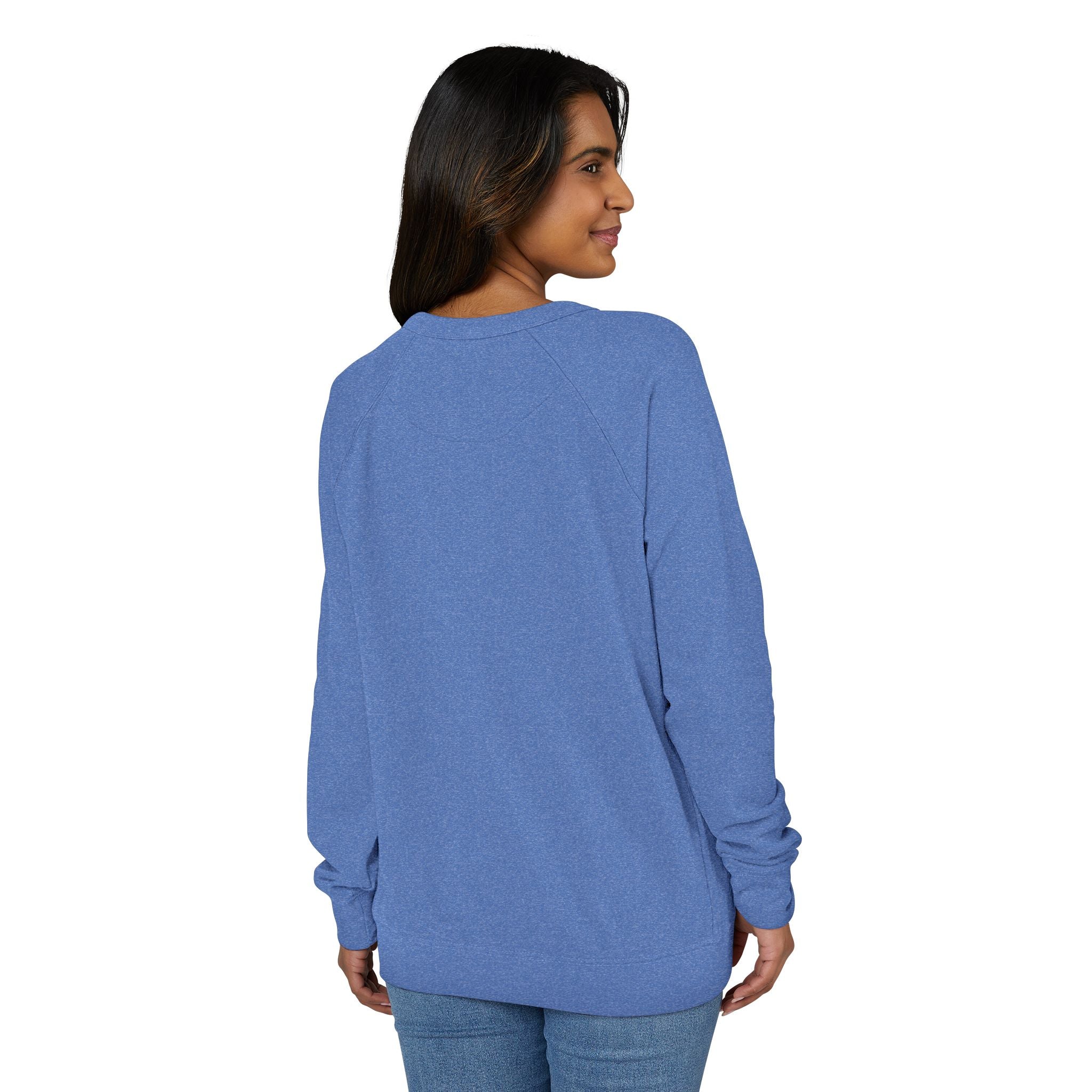 Big Dink Energy™ Pickleball Crewneck – Carolina Blue Paddle Graphic | Unisex French Terry Sweatshirt