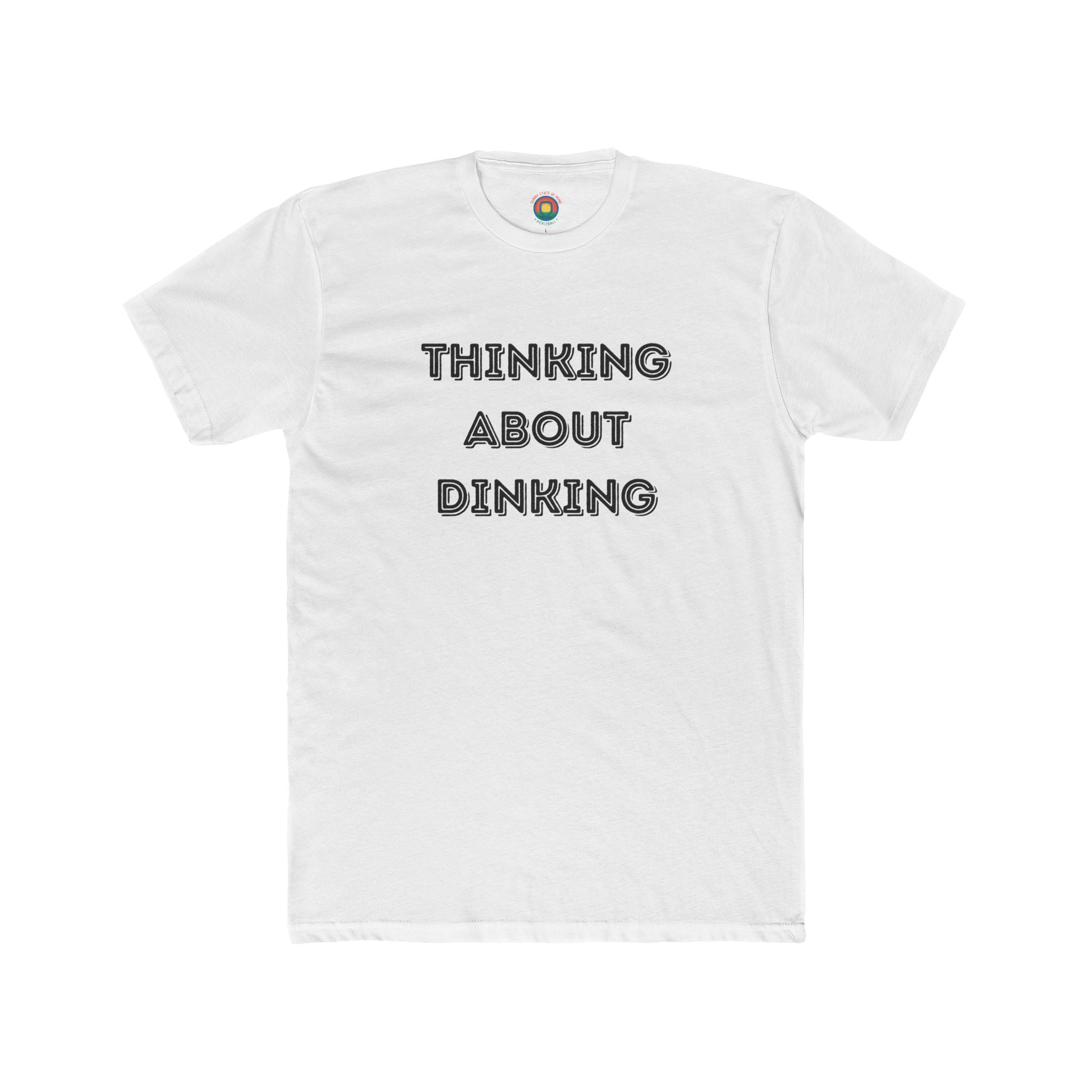 Thinking About Dinking Unisex Cotton Crew Tee
