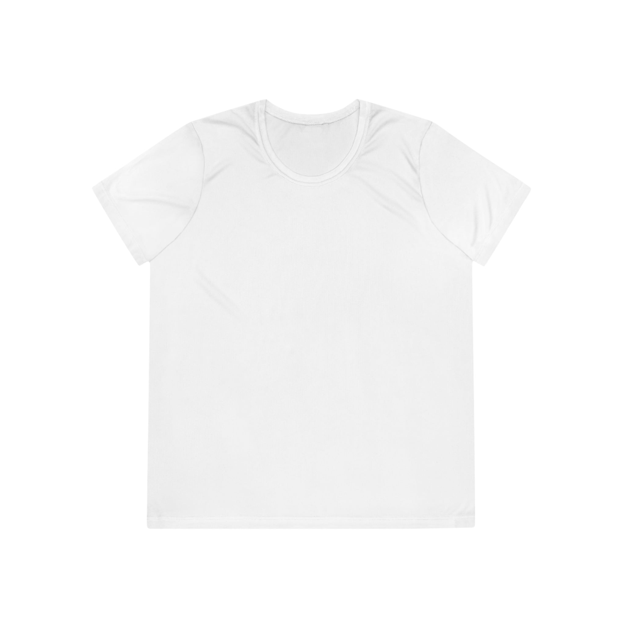 Sunny State of Mind Moisture-Wicking Active Tee for Women - White