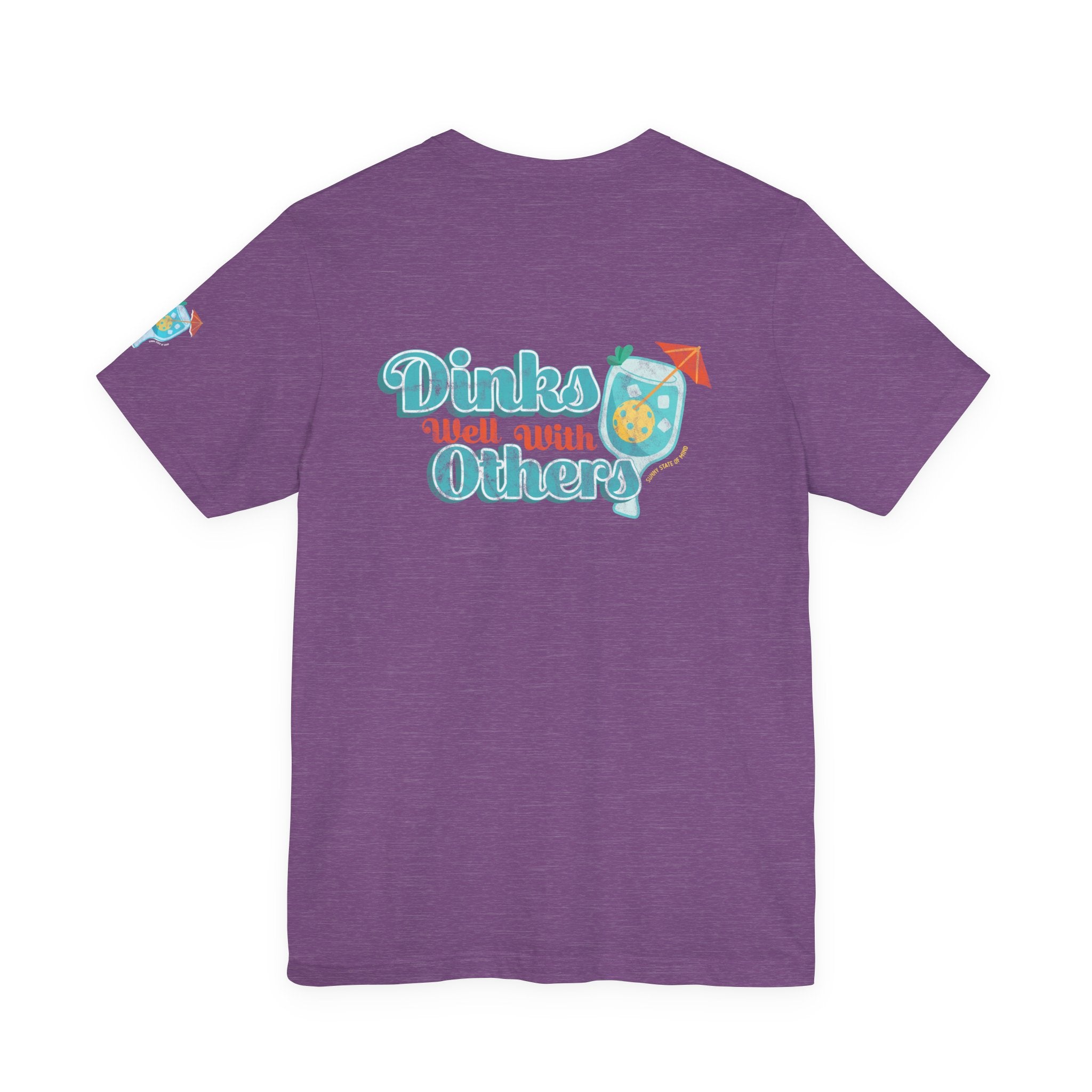 Dinks Well With Others Shirt – Unisex Jersey Tee with Back Logo & Sleeve Detail
