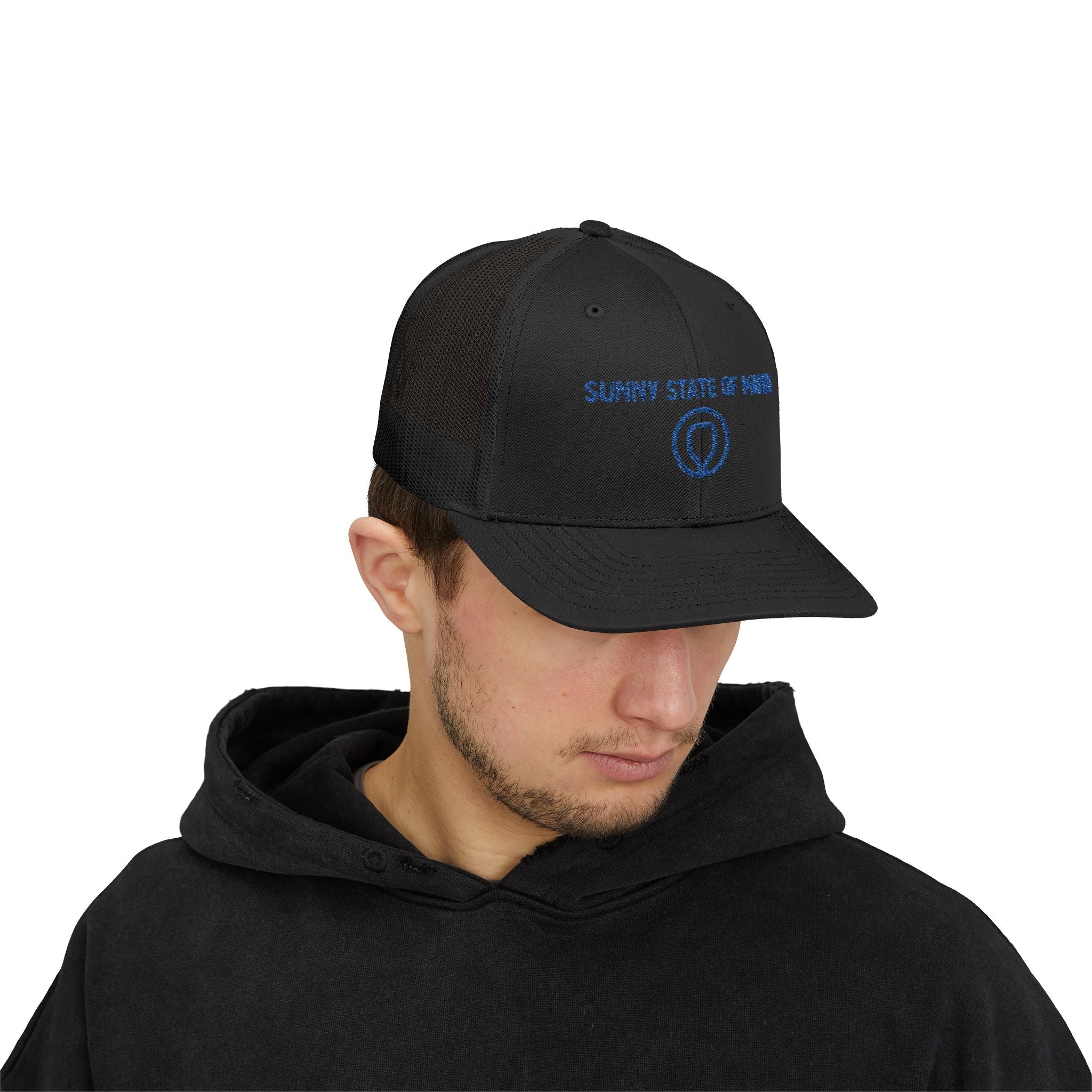 Sunny State of Mind Snapback Trucker Cap | Stylish Summer Hat, Outdoor Gear, Gift for Him/Her, Festival Accessory, Casual Headwear