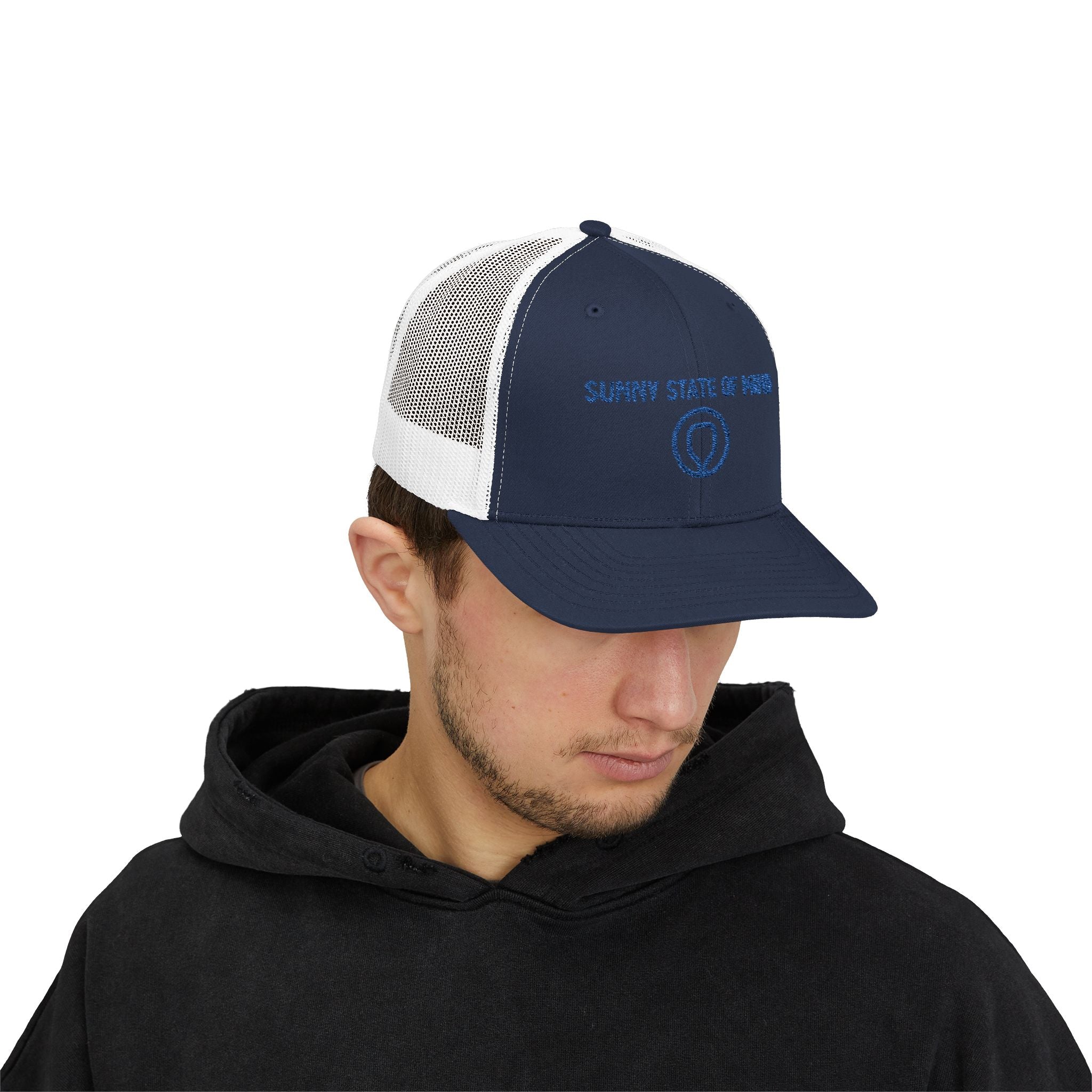 Sunny State of Mind Snapback Trucker Cap | Stylish Summer Hat, Outdoor Gear, Gift for Him/Her, Festival Accessory, Casual Headwear