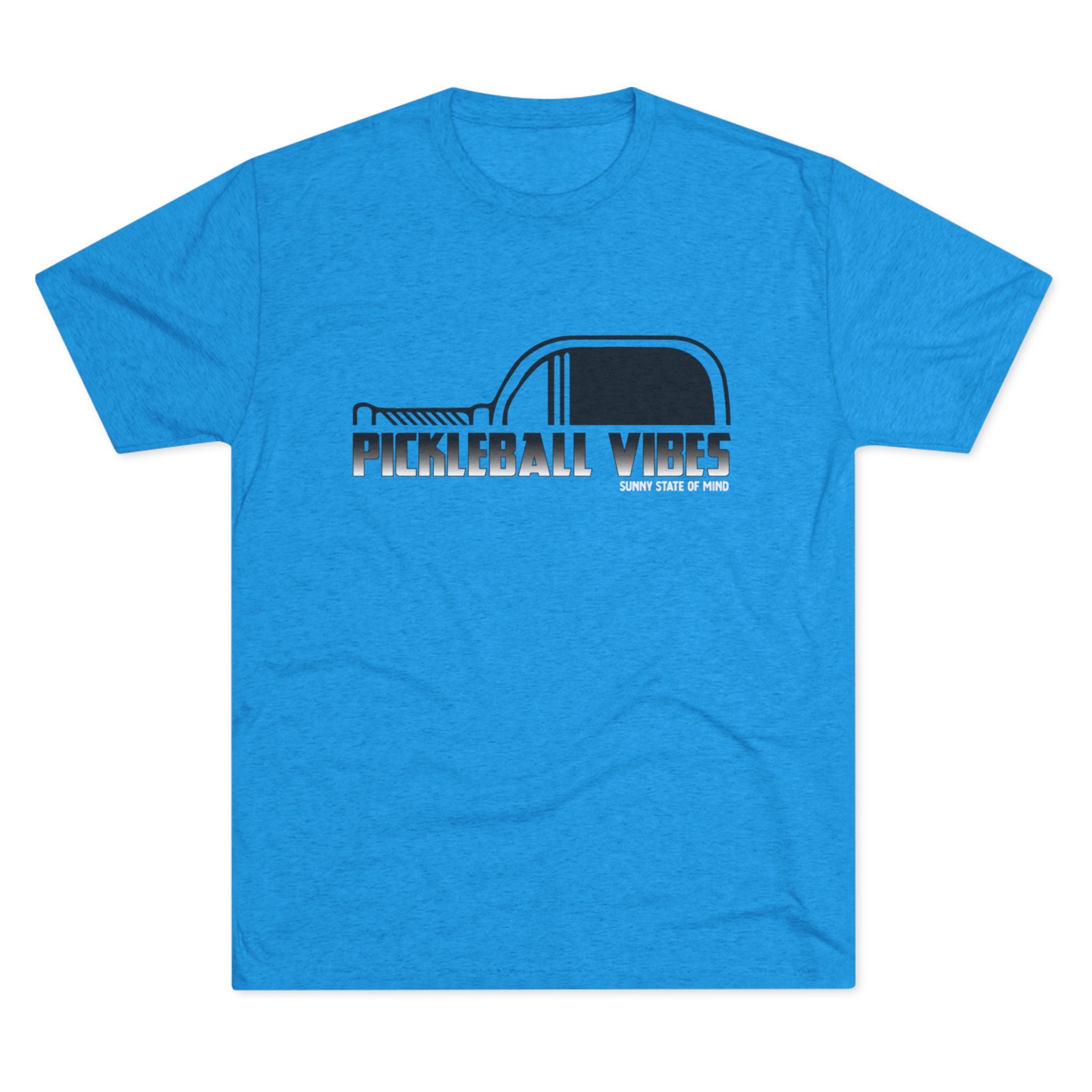 Pickleball Vibes – Retro Black Edition Unisex Tri-Blend Tee