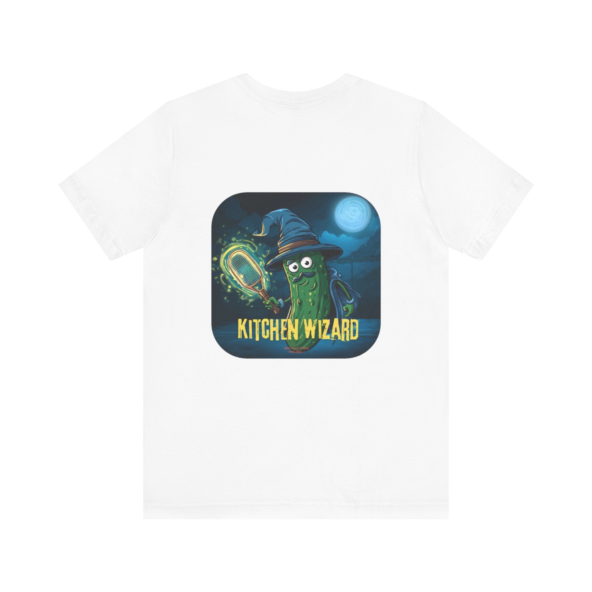 Pickled Wizard Pickleball T-Shirt – Funny Halloween Costume & Gift for Players