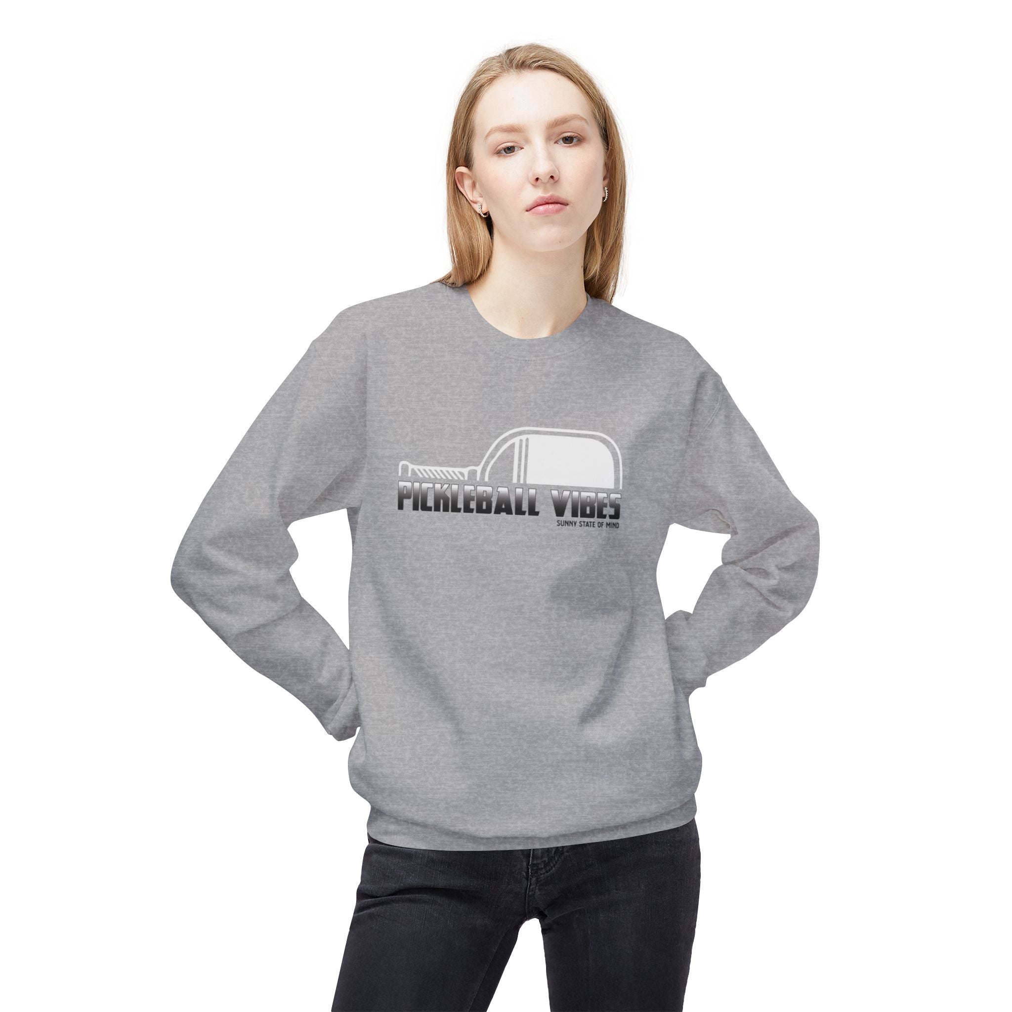 Pickleball Vibes Unisex Cozy Sweatshirt
