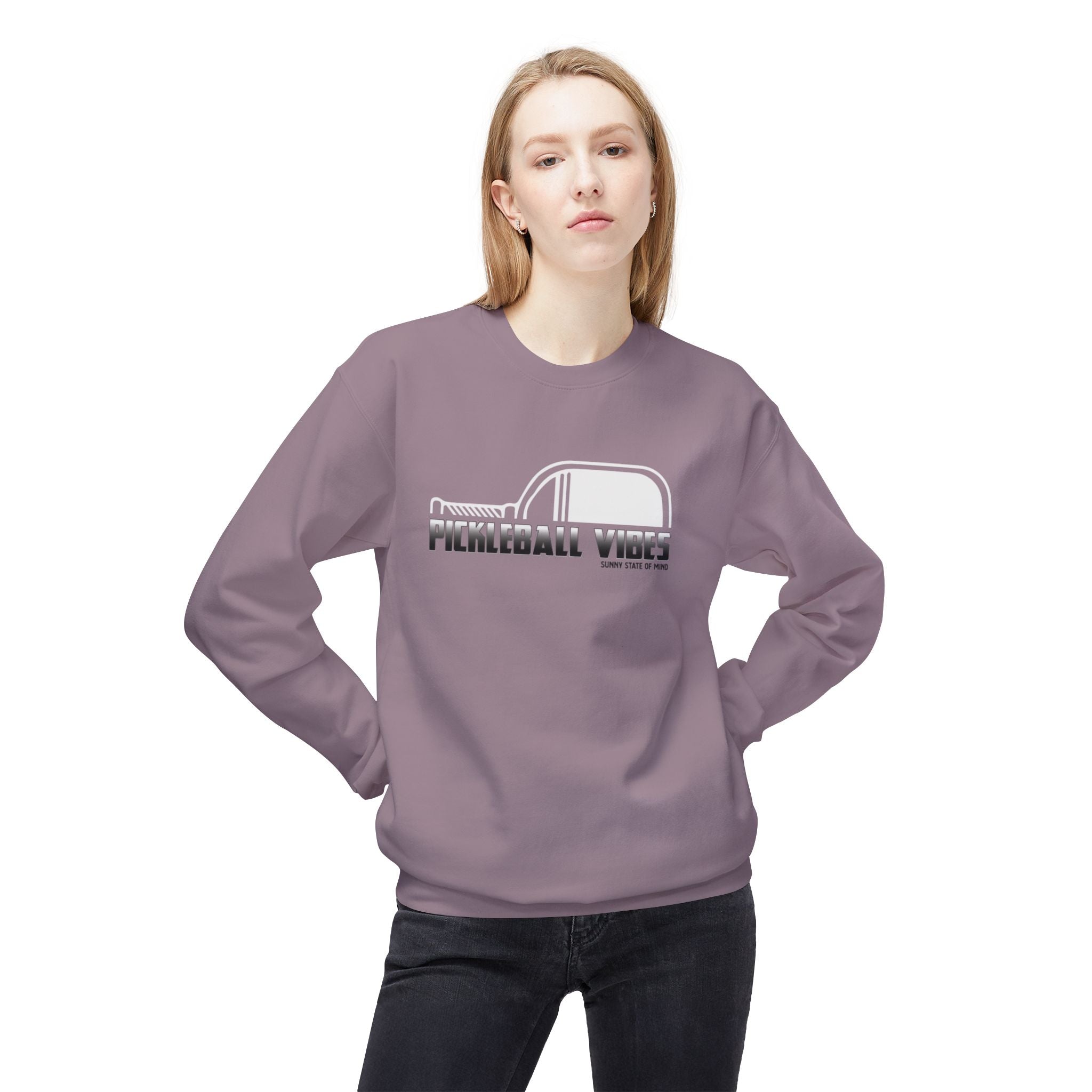 Pickleball Vibes Unisex Cozy Sweatshirt