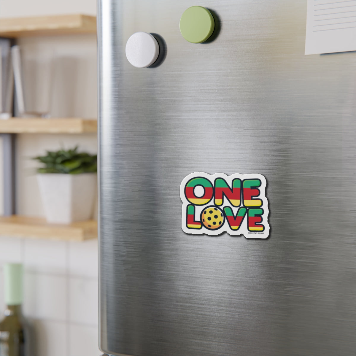 Pickleball 'One Love' Magnet