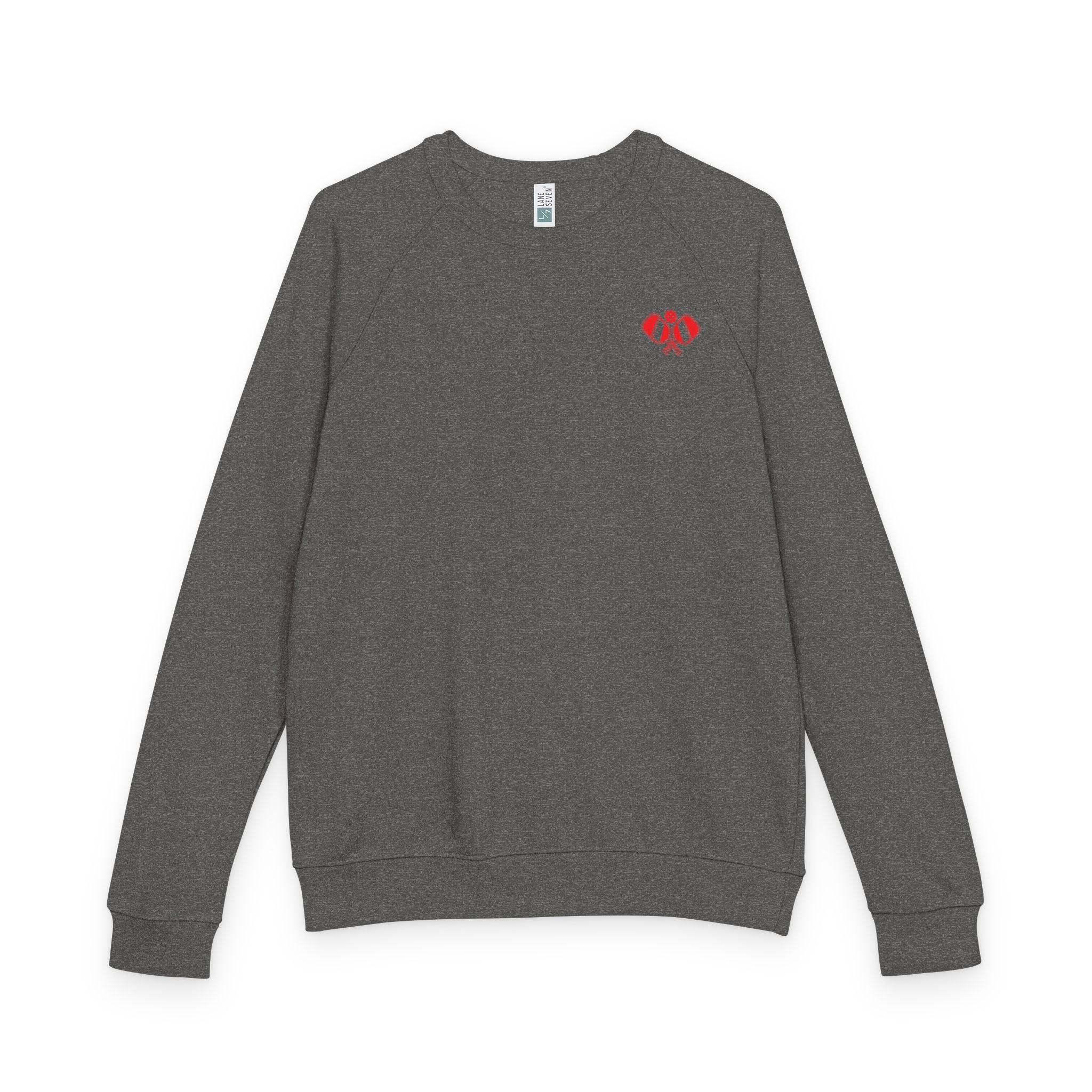 Cozy Unisex Pullover Crewneck Sweatshirt Paddle Therapy Primary Red