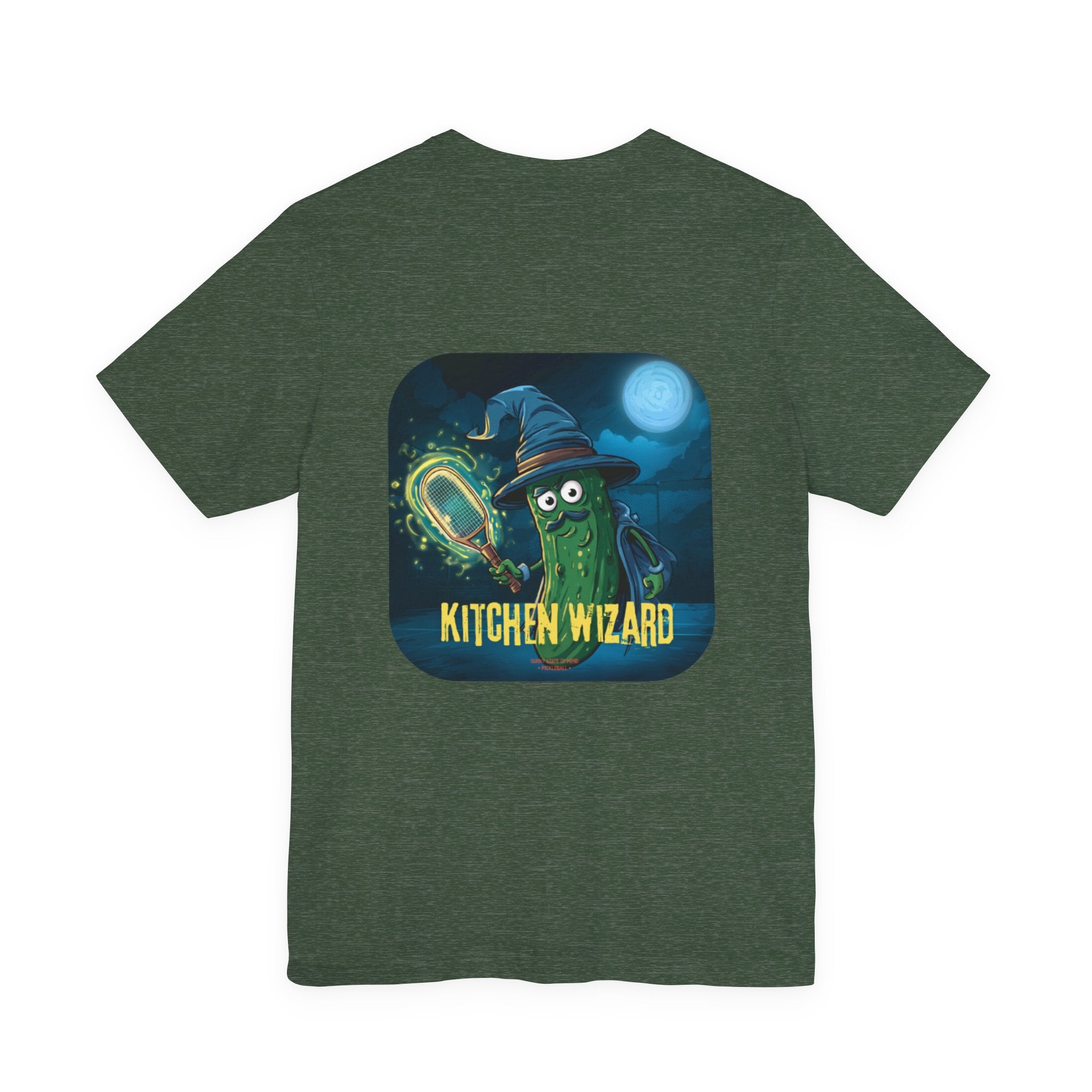 Pickled Wizard Pickleball T-Shirt – Funny Halloween Costume & Gift for Players
