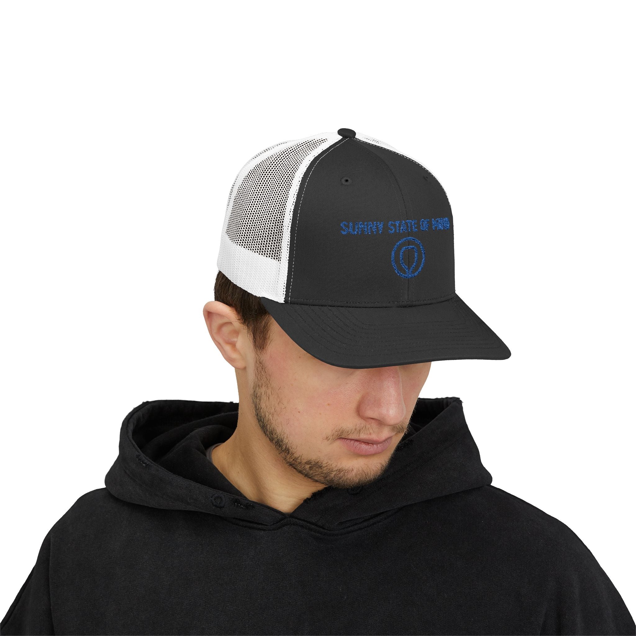 Sunny State of Mind Snapback Trucker Cap | Stylish Summer Hat, Outdoor Gear, Gift for Him/Her, Festival Accessory, Casual Headwear