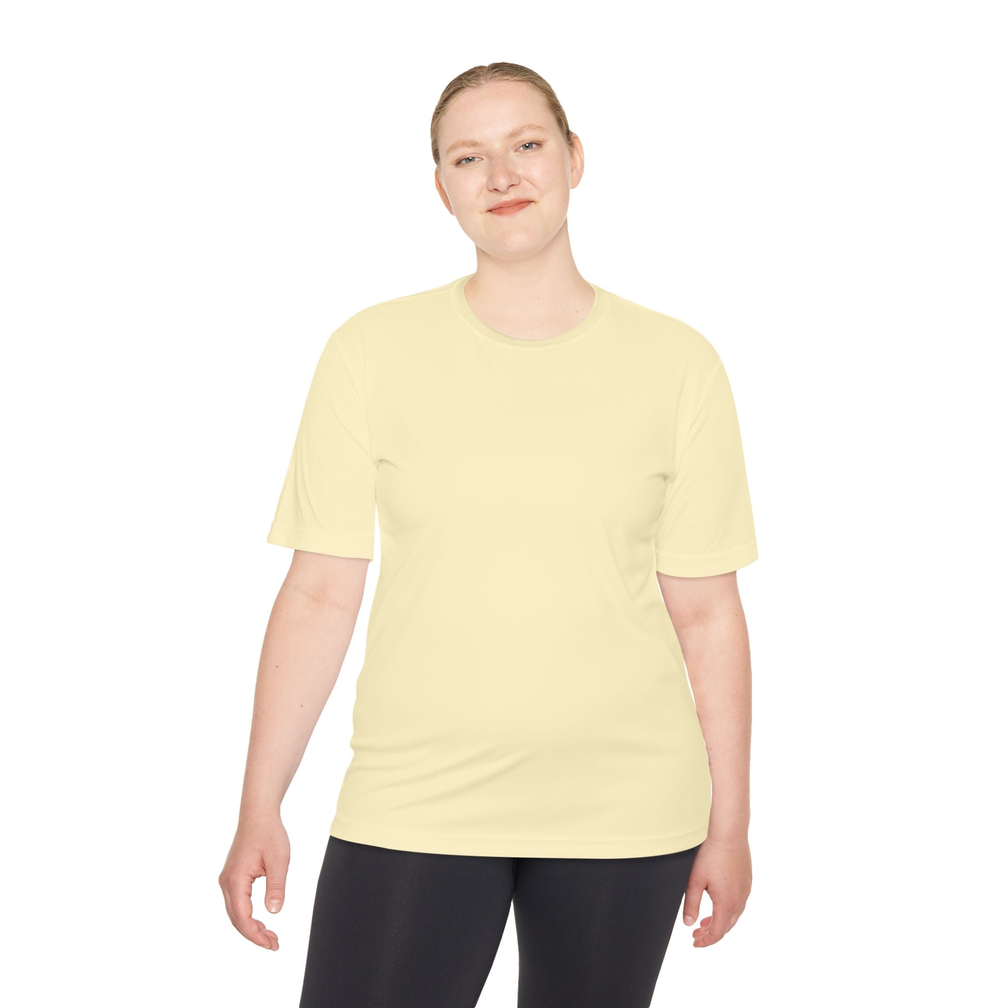 Big Dink Energy Unisex Performance Tee Heather Grey with Green