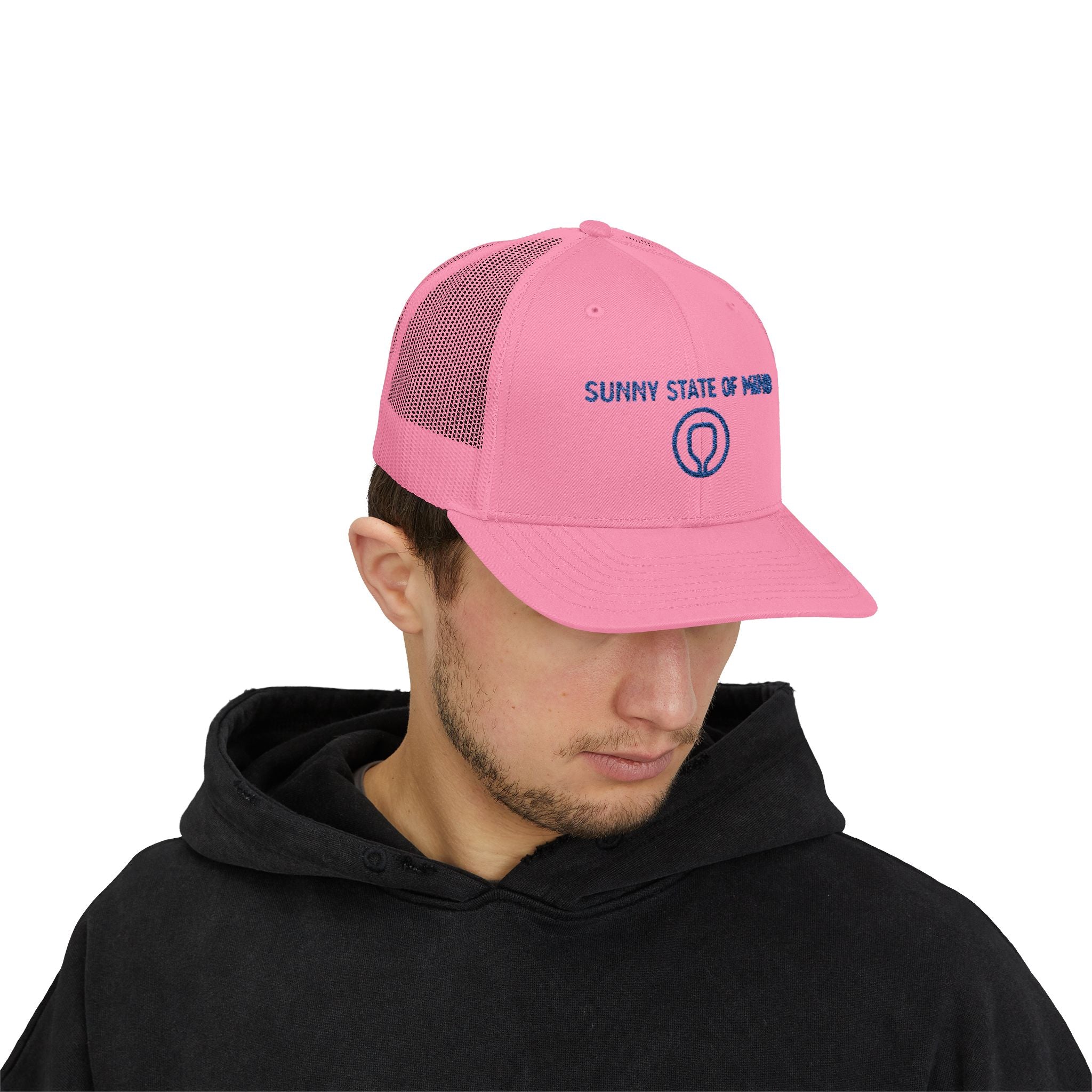 Sunny State of Mind Snapback Trucker Cap | Stylish Summer Hat, Outdoor Gear, Gift for Him/Her, Festival Accessory, Casual Headwear