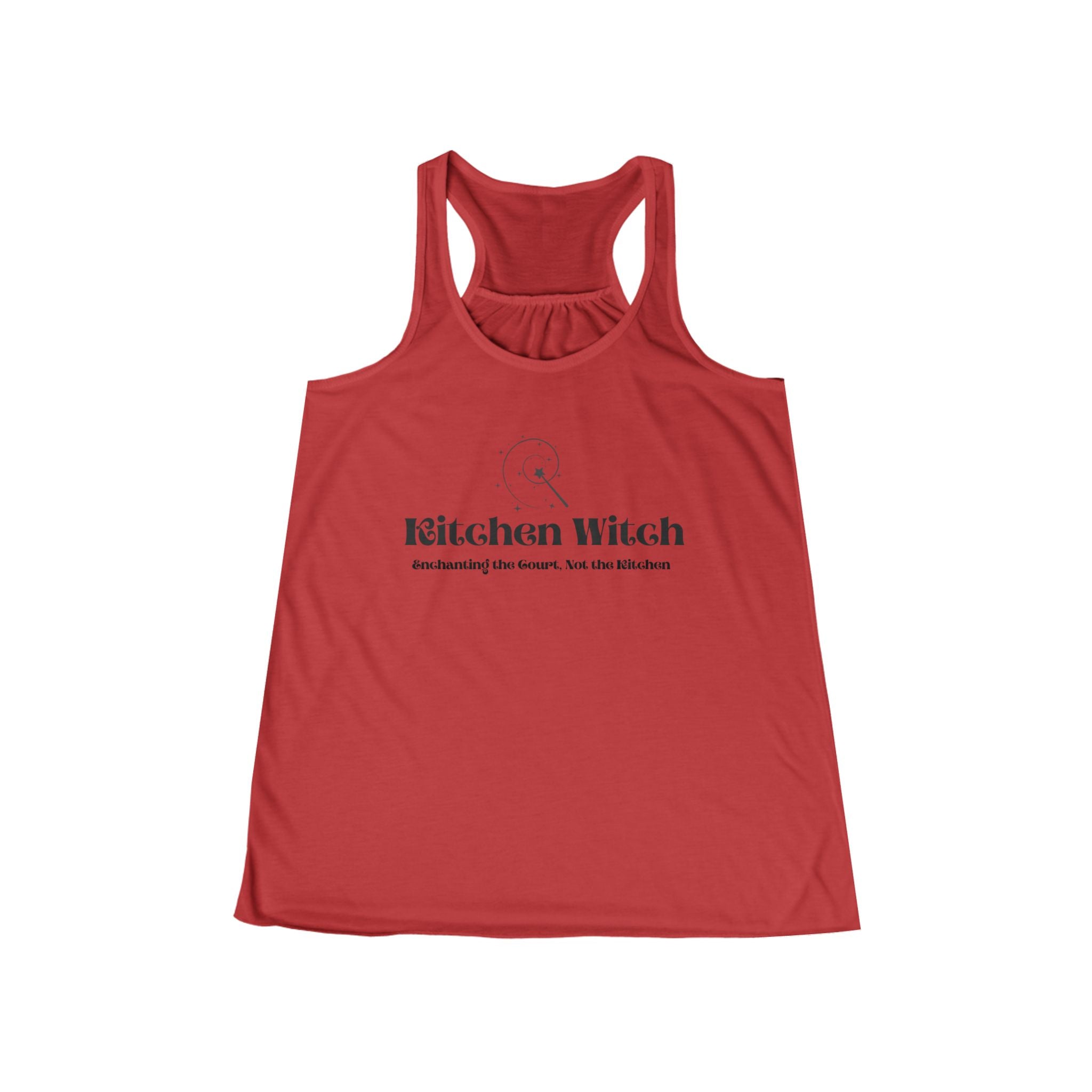 Kitchen Witch Women’s Racerback Tank – Witchy Pickleball Top, Fun Gift for Players