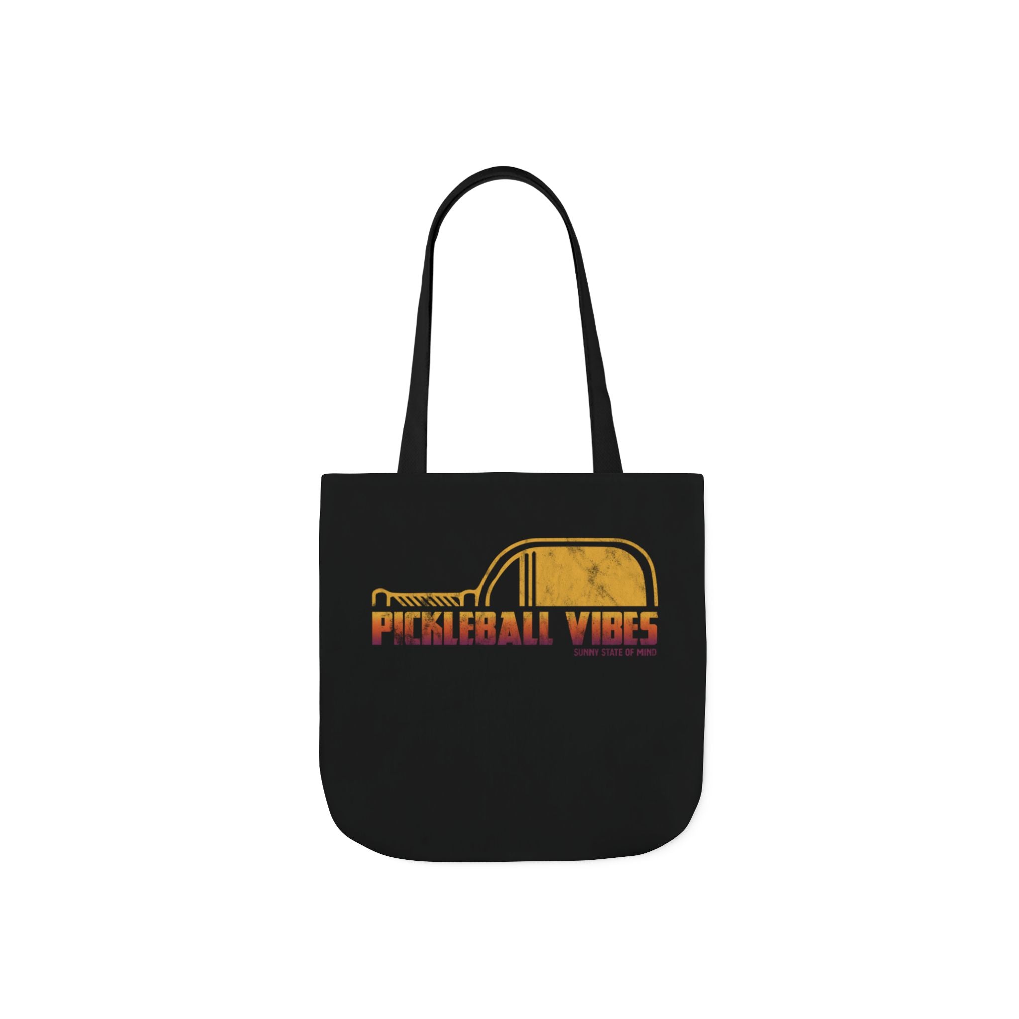 Pickleball Vibes Vintage Faded Canvas Tote