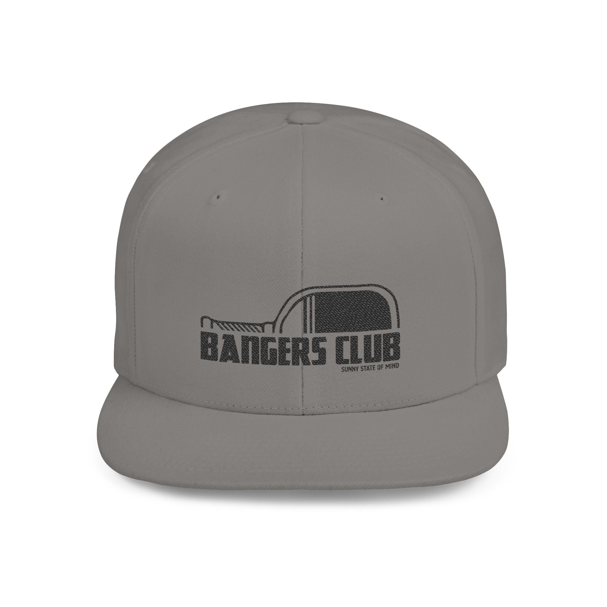 Bangers Club Flat Bill Snapback Hat – Sunny State of Mind Pickleball
