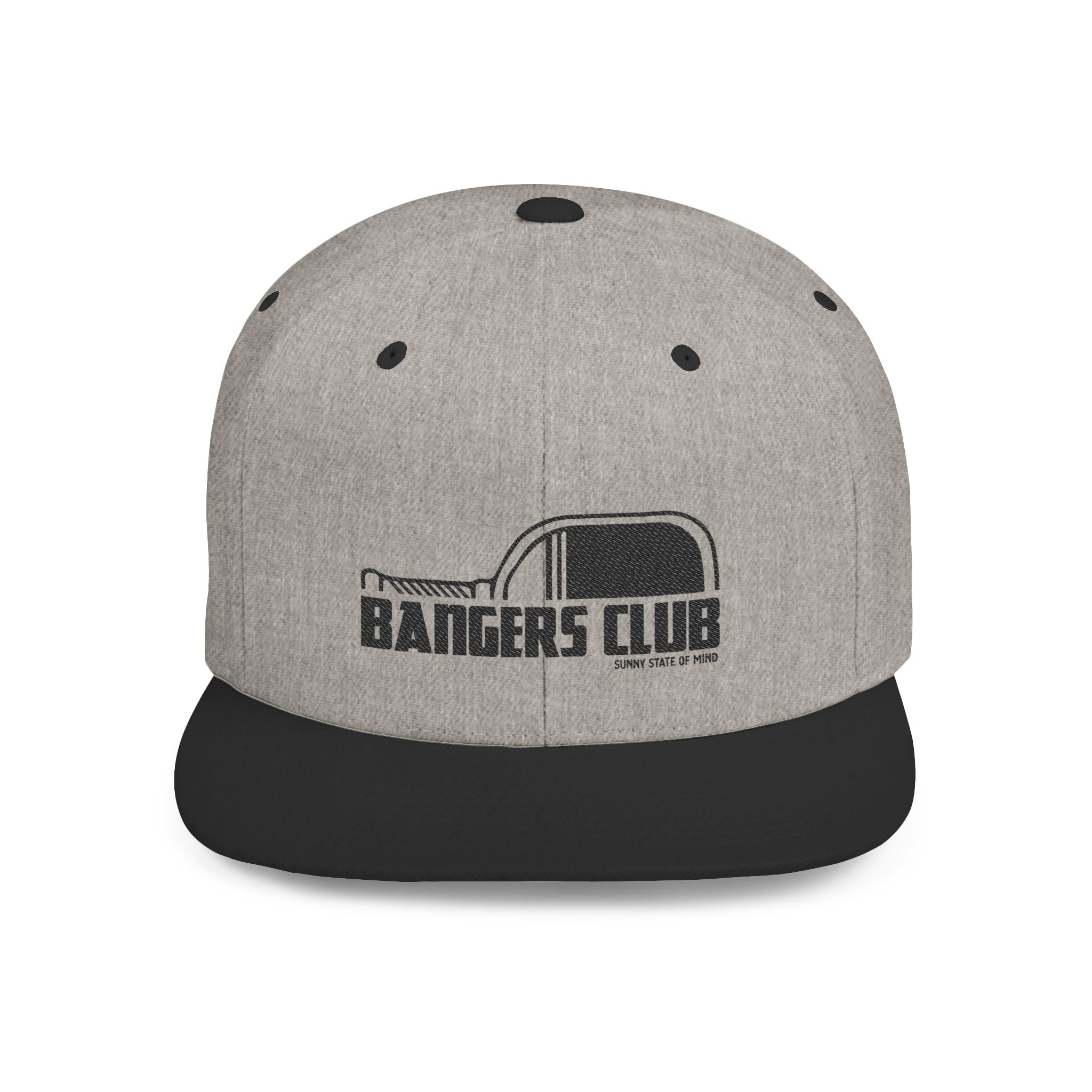 Bangers Club Flat Bill Snapback Hat – Sunny State of Mind Pickleball