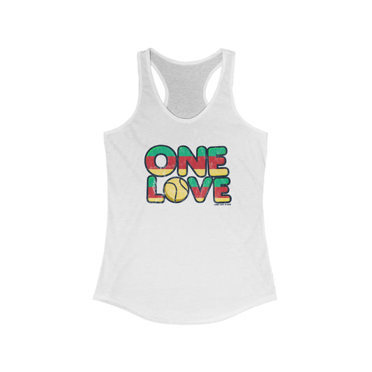 Women's One Love Tennis Racerback Tank