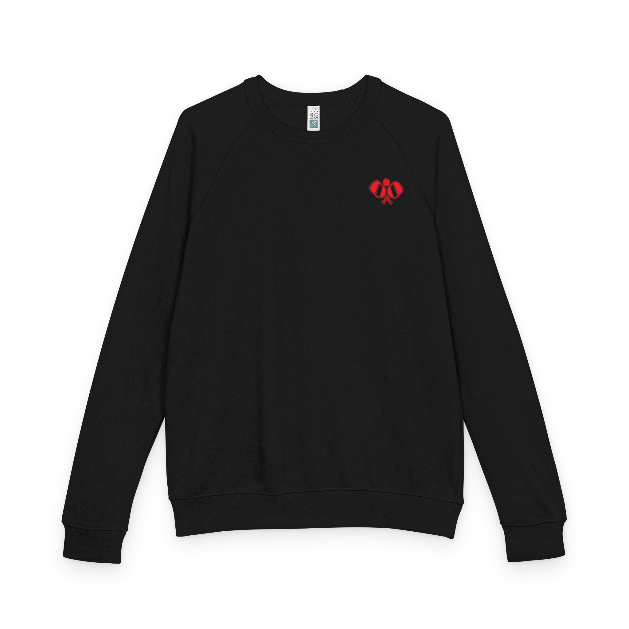 Cozy Unisex Pullover Crewneck Sweatshirt Paddle Therapy Primary Red