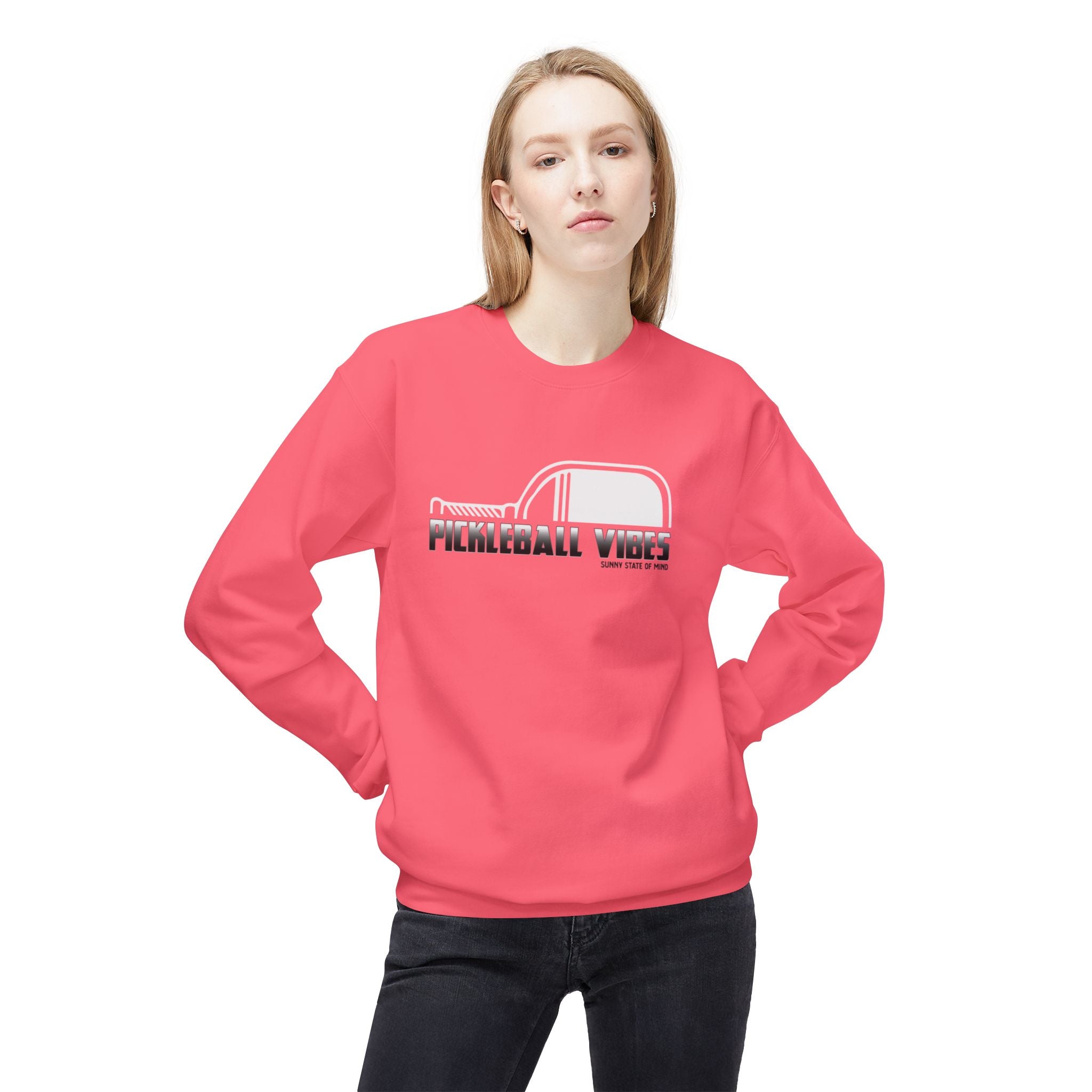 Pickleball Vibes Unisex Cozy Sweatshirt