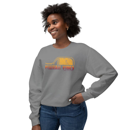 Lightweight Pickleball Vibes Crewneck Sweatshirt Unisex