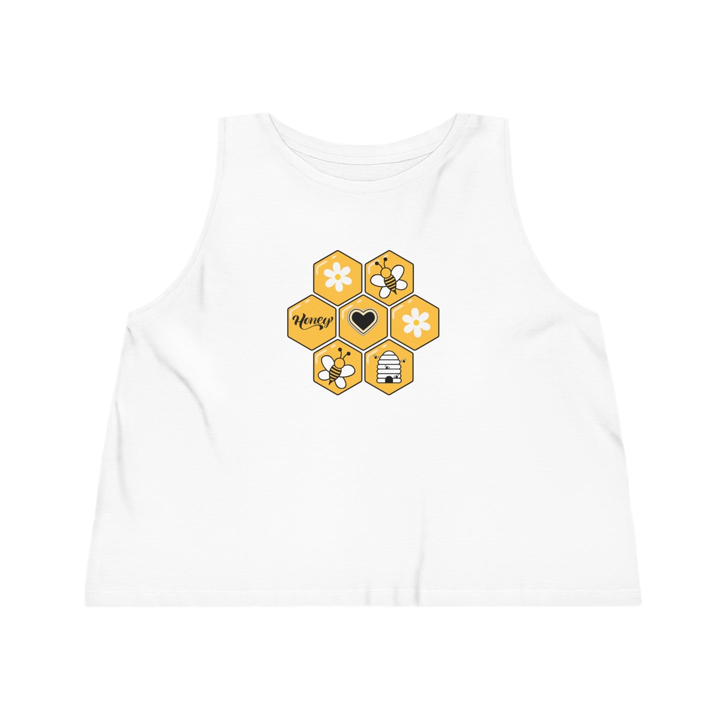 Bee Comb Women's Dancer Cropped Tank Top