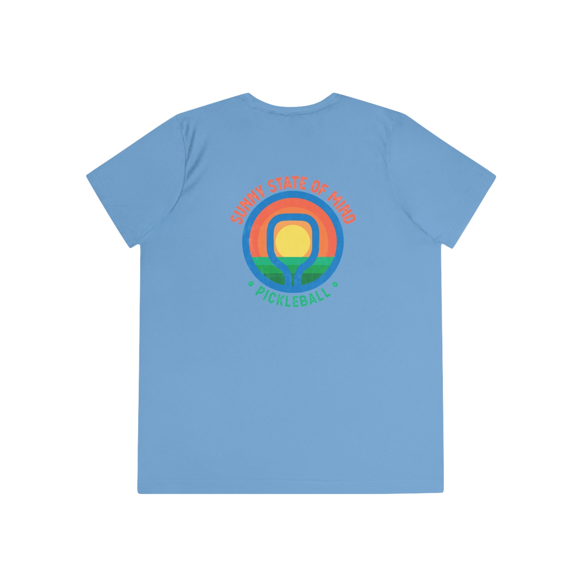 Sunny State of Mind Moisture-Wicking Active Tee for Women - White