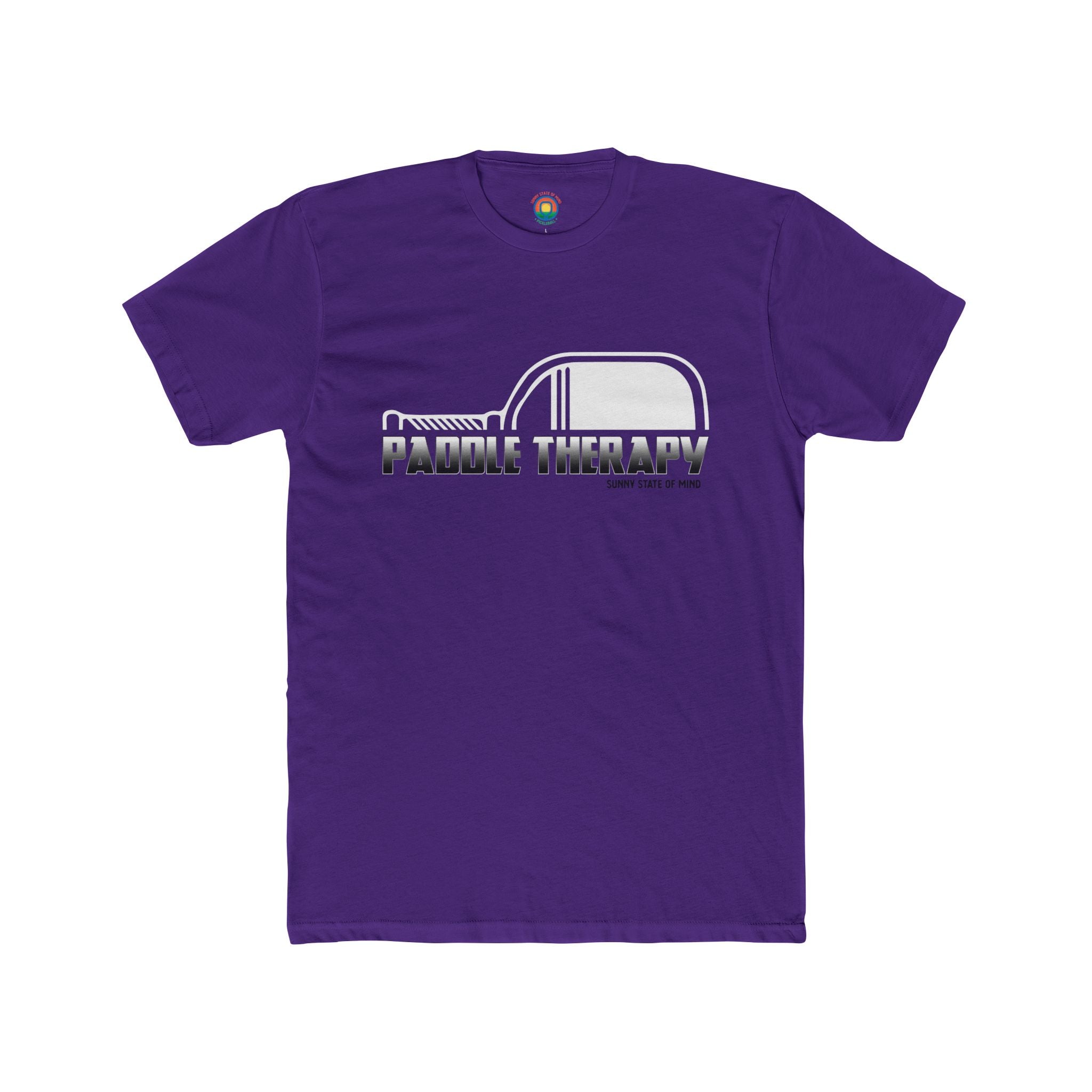 Pickleball Therapy Unisex Cotton Crew Tee