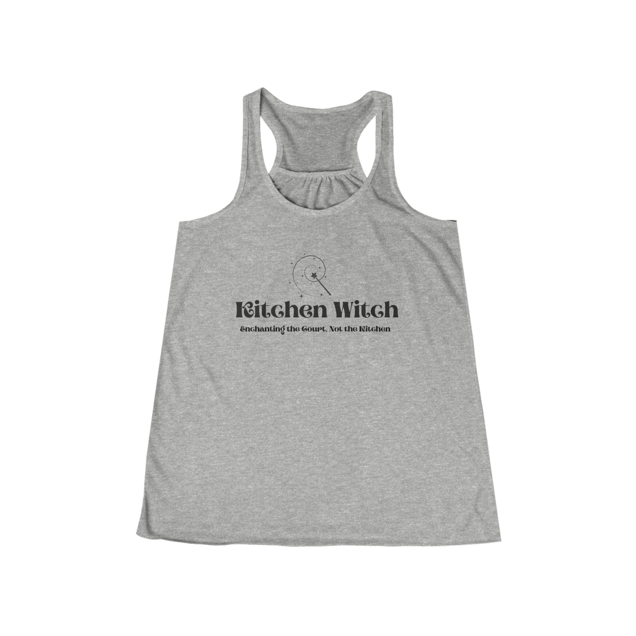 Kitchen Witch Women’s Racerback Tank – Witchy Pickleball Top,  Fun Gift for Players