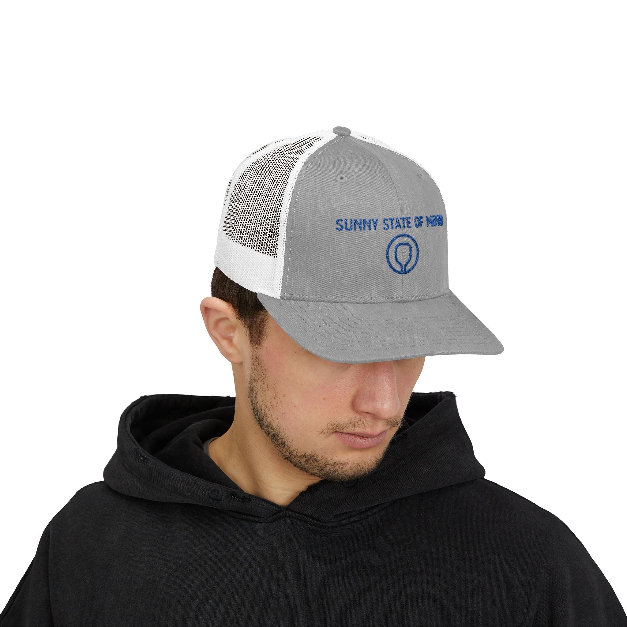 Sunny State of Mind Snapback Trucker Cap | Stylish Summer Hat, Outdoor Gear, Gift for Him/Her, Festival Accessory, Casual Headwear