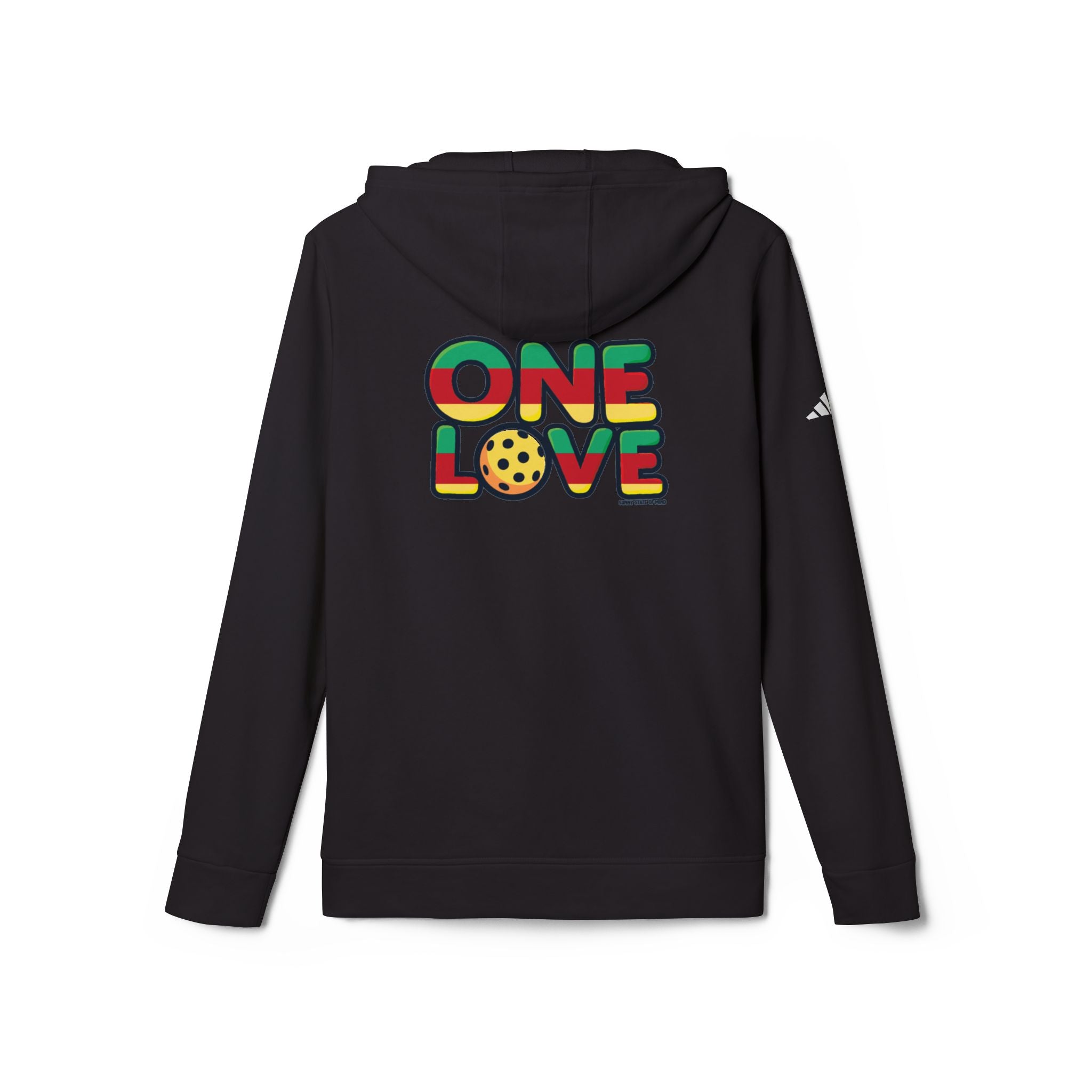 Adidas Unisex Fleece Hoodie – One Love Pickleball Sweatshirt