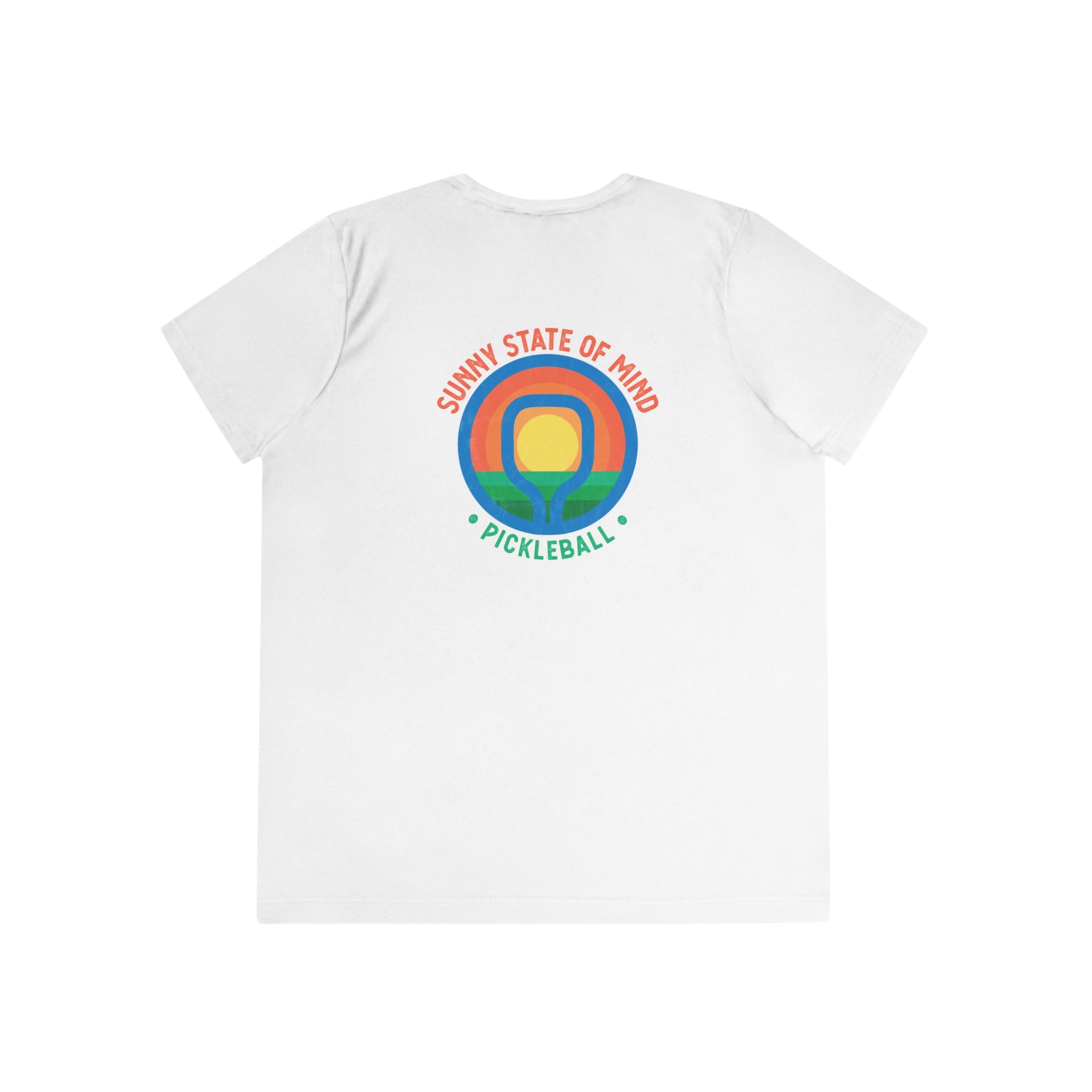 Sunny State of Mind Moisture-Wicking Active Tee for Women - White