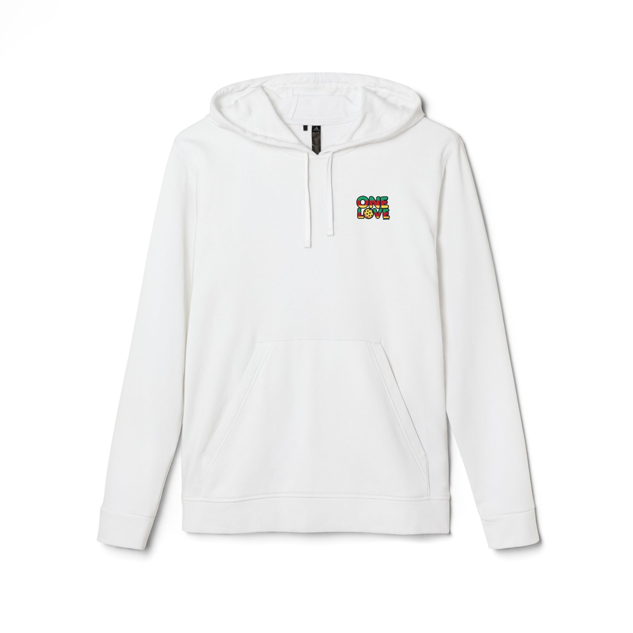 Adidas Unisex Fleece Hoodie – One Love Pickleball Sweatshirt