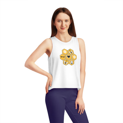 Bee Comb Women's Dancer Cropped Tank Top