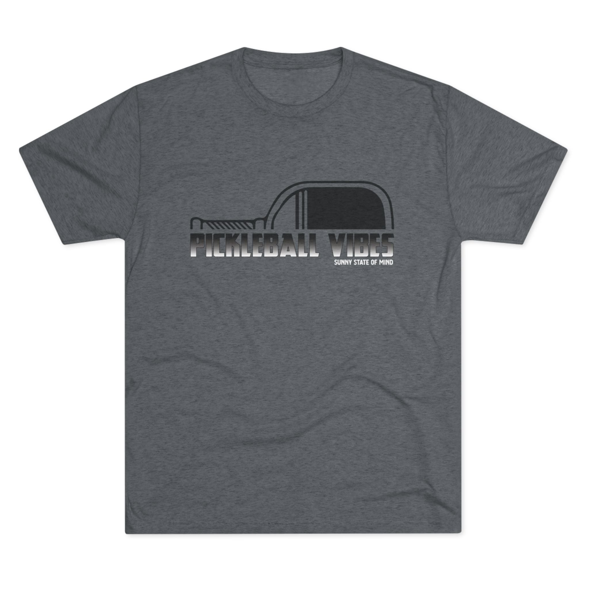 Pickleball Vibes – Retro Black Edition Unisex Tri-Blend Tee