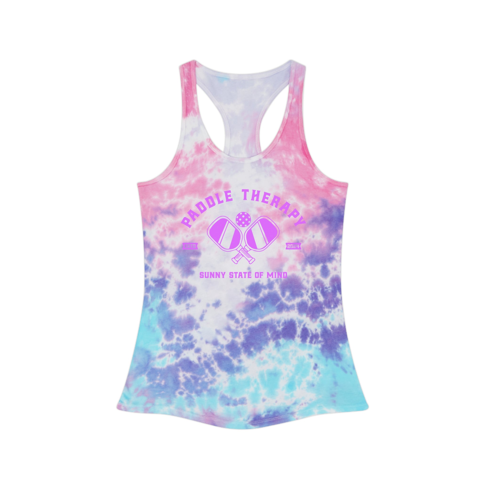 Paddle Therapy in Pink- Tie Dye Tank