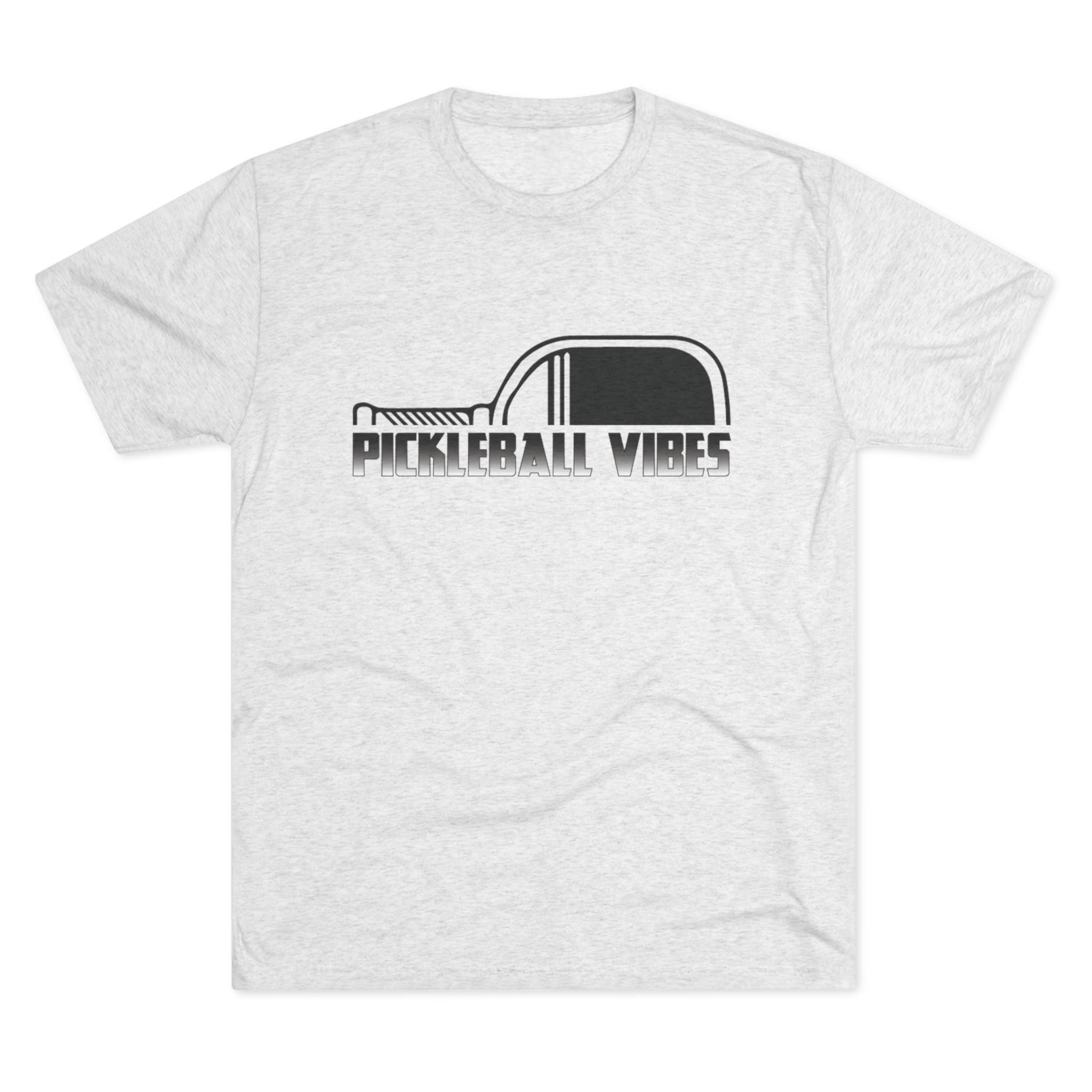 Pickleball Vibes – Retro Black Edition Unisex Tri-Blend Tee