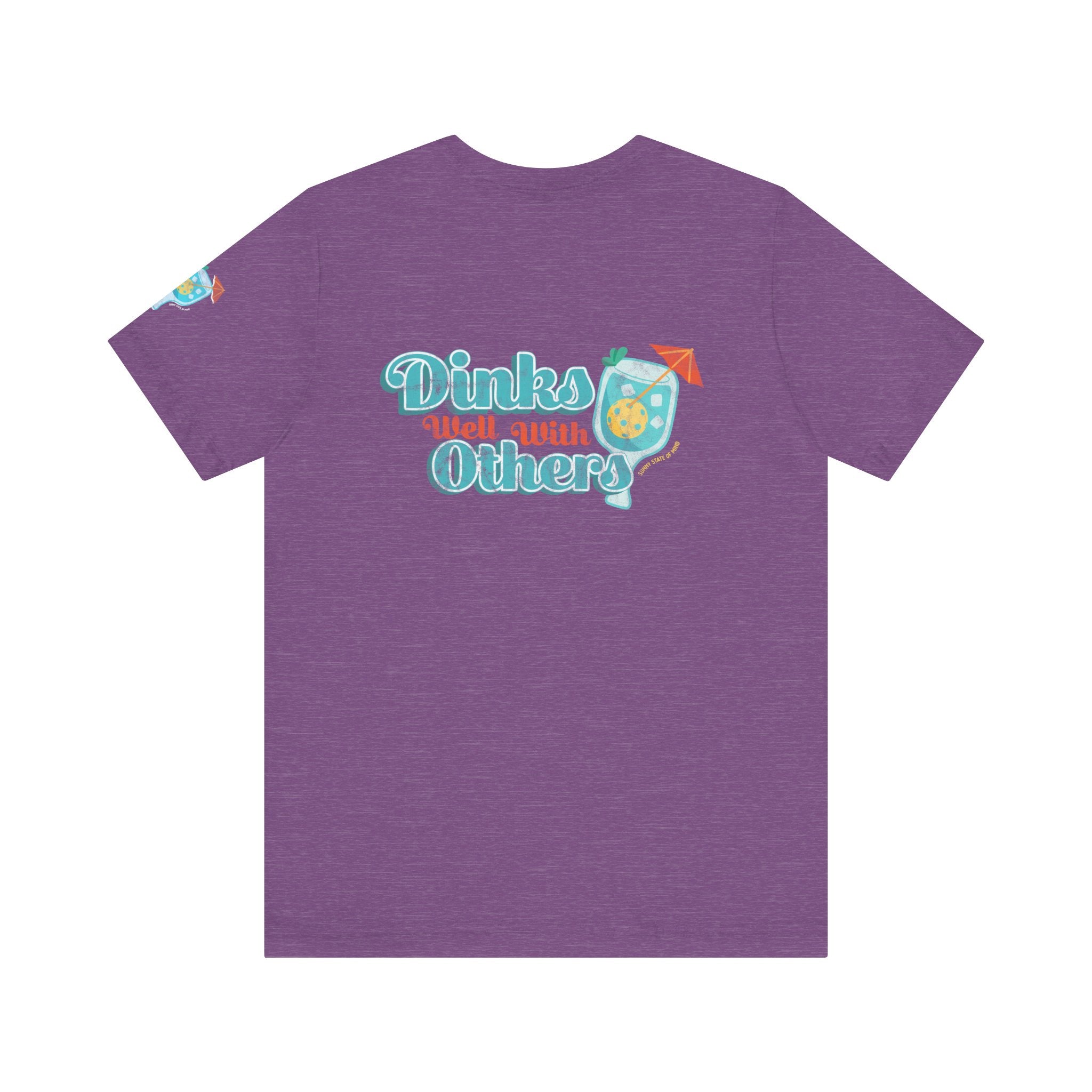 Dinks Well With Others Shirt – Unisex Jersey Tee with Back Logo & Sleeve Detail