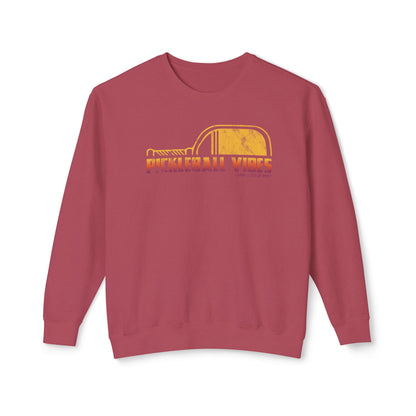 Lightweight Pickleball Vibes Crewneck Sweatshirt Unisex