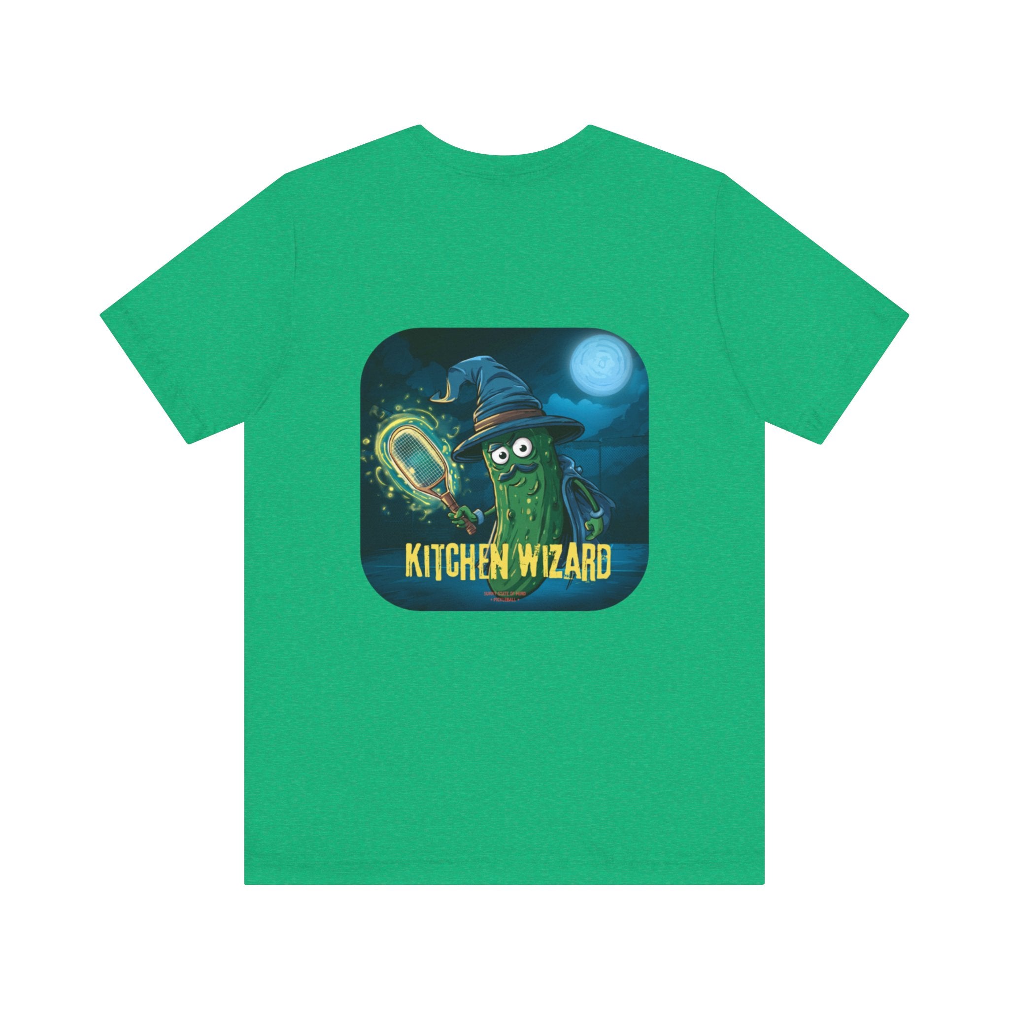 Pickled Wizard Pickleball T-Shirt – Funny Halloween Costume & Gift for Players
