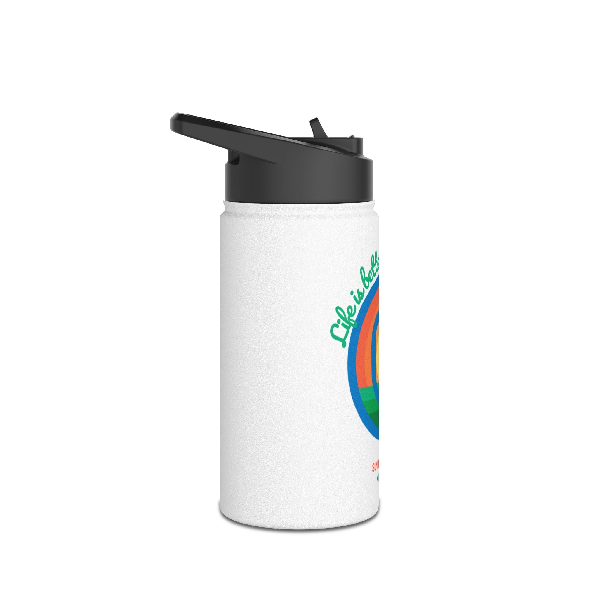 12 Oz. Life is Better Vintage-Inspired Stainless Steel Water Bottle - Perfect for Outdoor Adventures, Fitness Enthusiasts, and Travel, Eco-Friendly, [...]