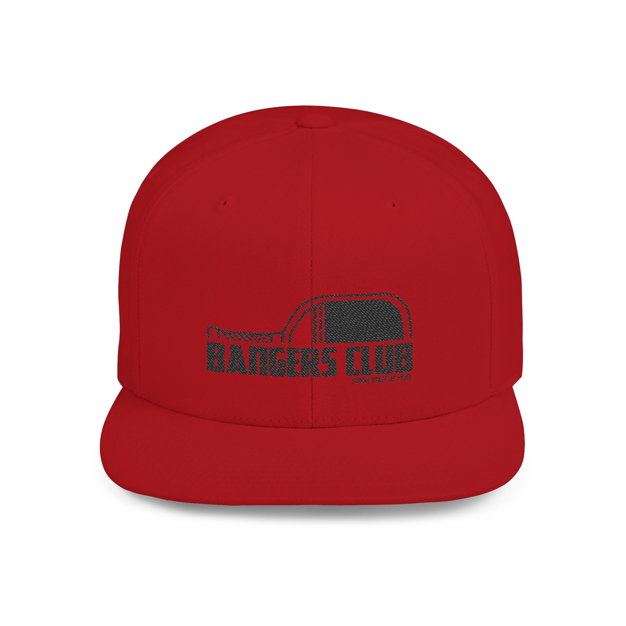 Bangers Club Flat Bill Snapback Hat – Sunny State of Mind Pickleball