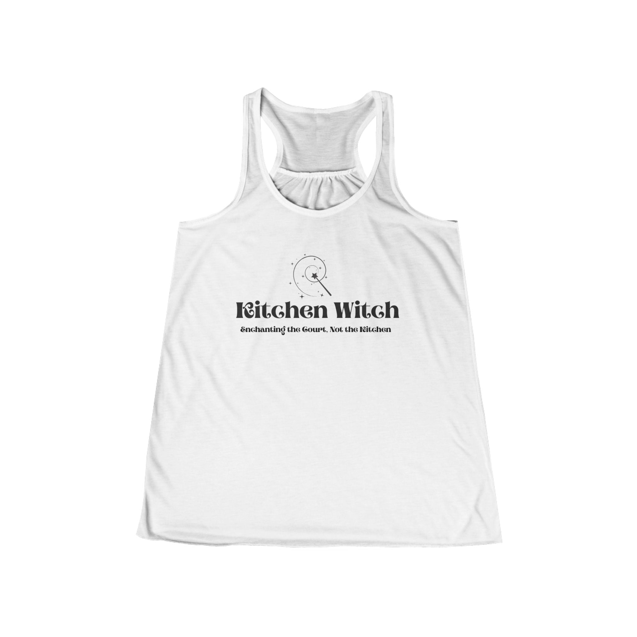 Kitchen Witch Women’s Racerback Tank – Witchy Pickleball Top,  Fun Gift for Players